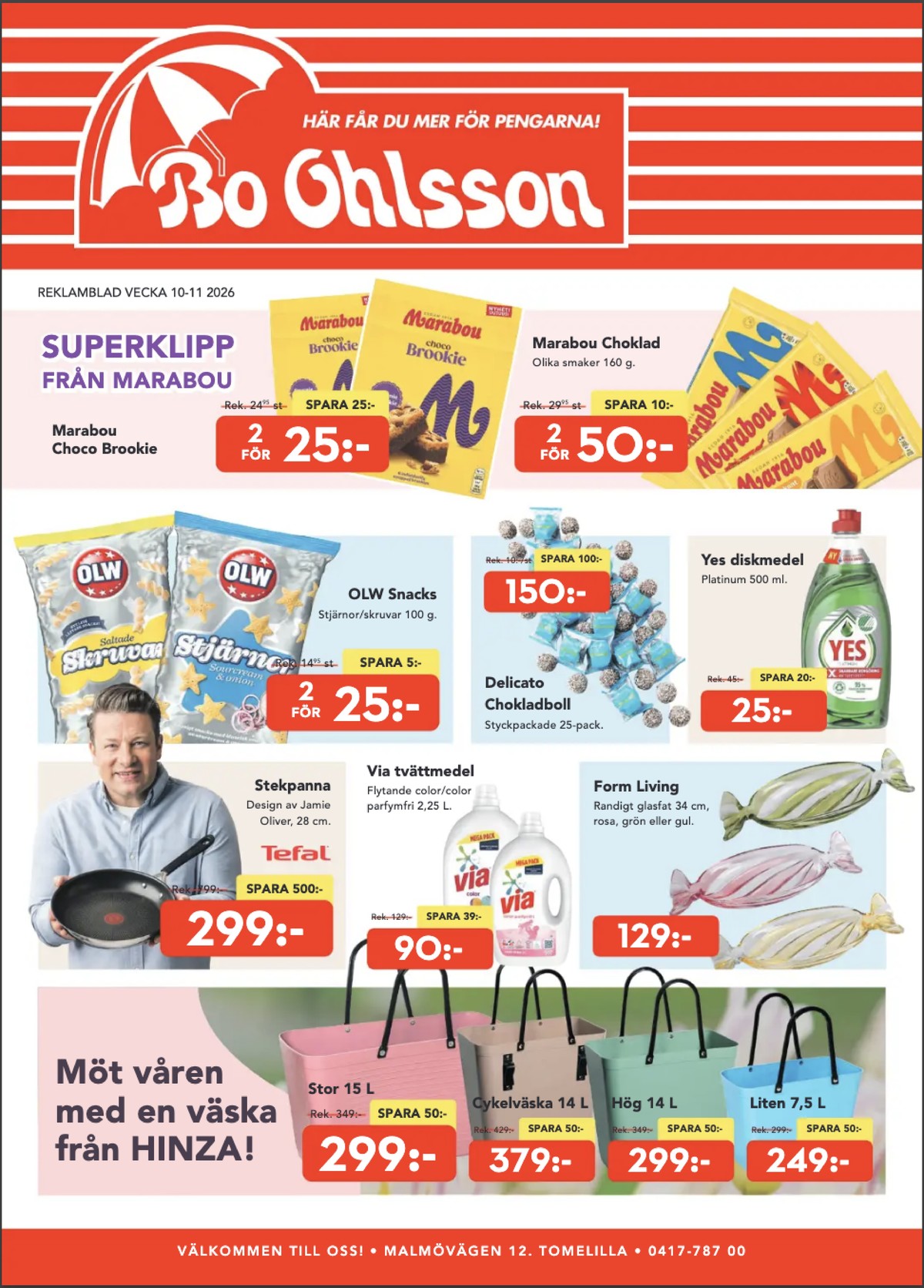 Se Bo Ohlsson reklamblad för vecka 11 på Kampanjveckan.se. Se bra erbjudanden på många varor. Läs reklambladet här! Sida 1