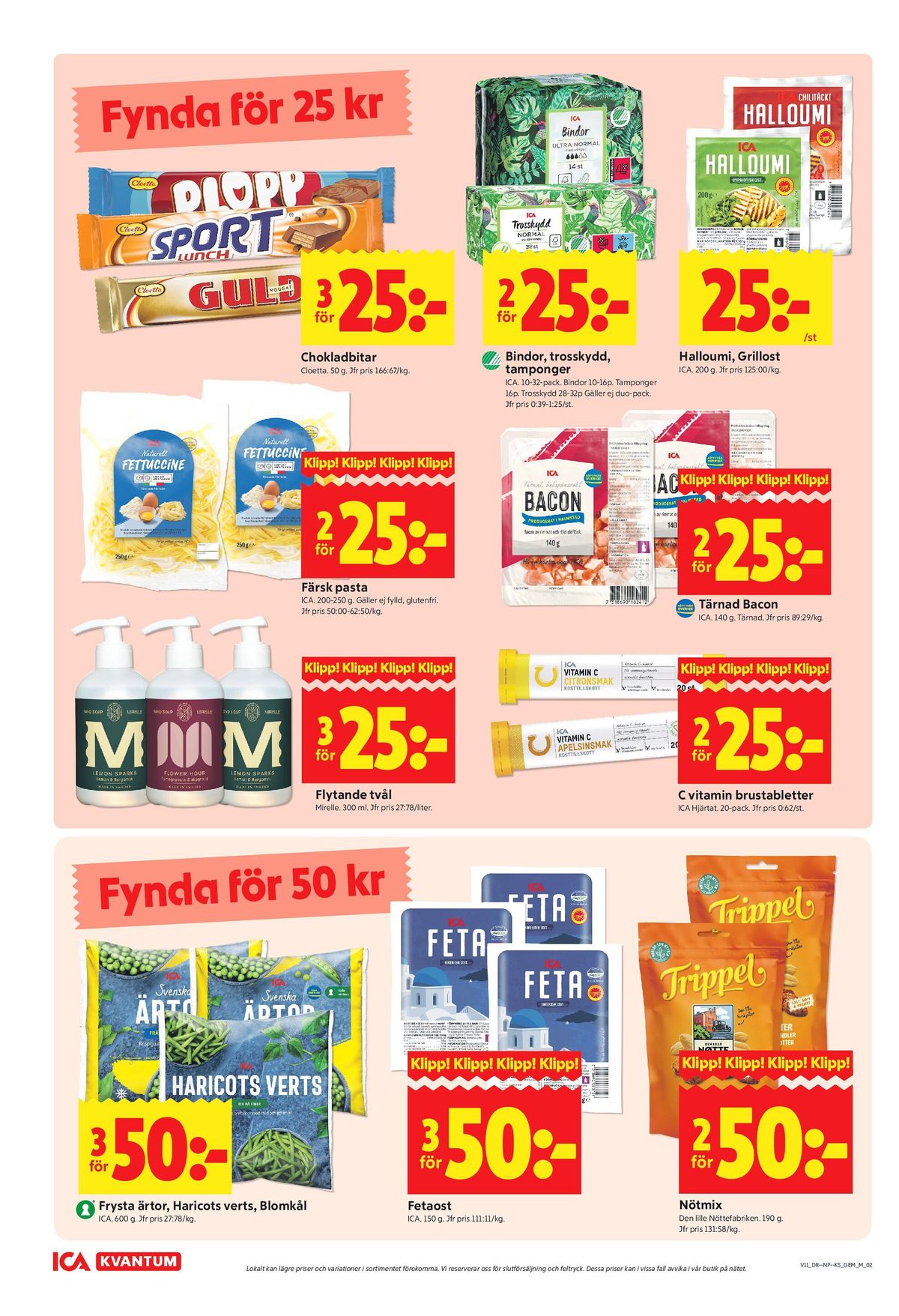 Se ICA Kvantum reklamblad för vecka 11 på Kampanjveckan.se. Se bra erbjudanden på många varor, t.ex. Ärtor ica eller vitamintillskott ica hjärtat. Läs reklambladet här! Sida 2
