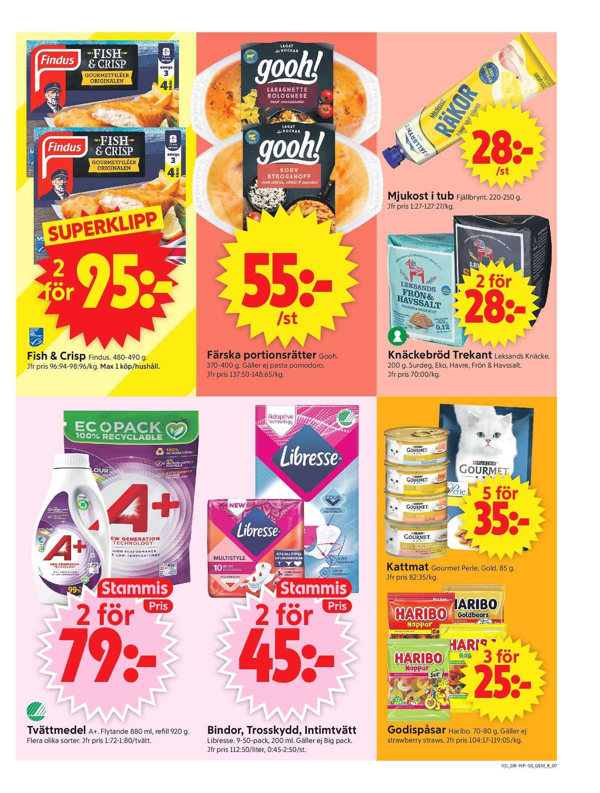 Se ICA Supermarket reklamblad för vecka 11 på Kampanjveckan.se. Se bra erbjudanden på många varor, t.ex. fiskfiléer panerad findus eller kattmat gourmet gold. Läs reklambladet här! Sida 9
