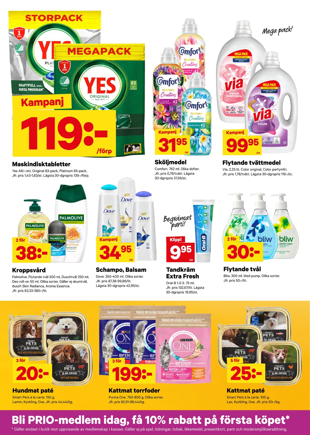 Se City Gross reklamblad för vecka 11 på Kampanjveckan.se. Se bra erbjudanden på många varor, t.ex. hundmat smart pets eller balsam dove. Läs reklambladet här! Sida 9
