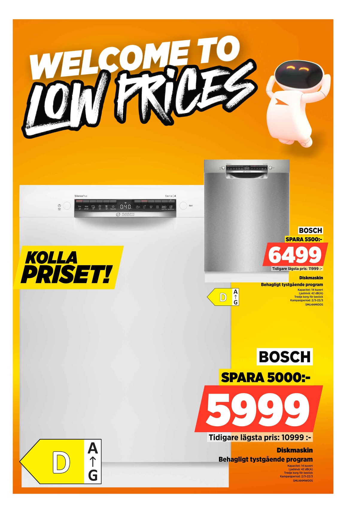 Se Power reklamblad för vecka 11 på Kampanjveckan.se. Se bra erbjudanden på många varor, t.ex. diskmaskin bosch eller diskmaskin bosch. Läs reklambladet här! Sida 52
