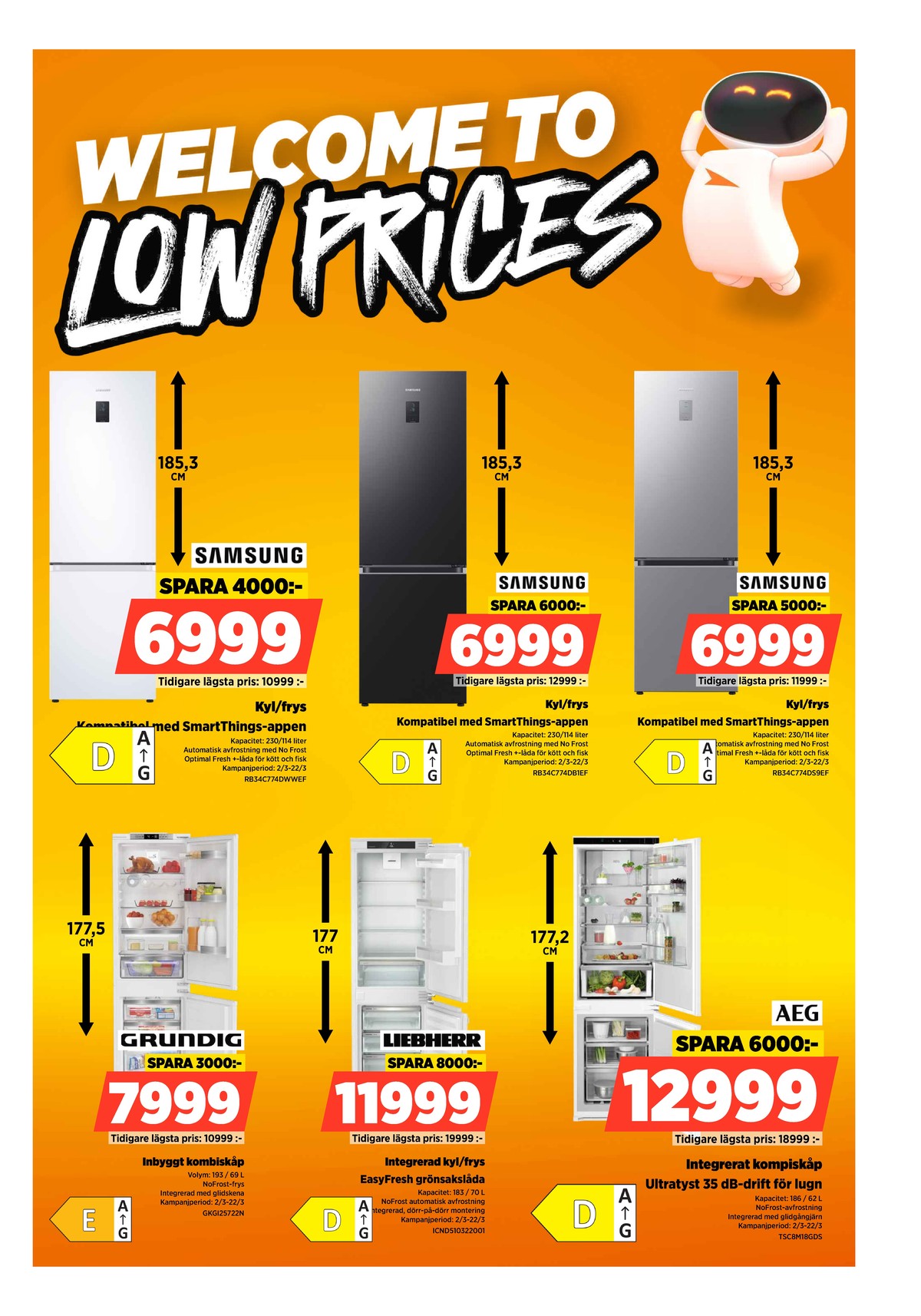 Se Power reklamblad för vecka 11 på Kampanjveckan.se. Se bra erbjudanden på många varor, t.ex. kyl- & frysskåp grundig eller kyl- & frysskåp samsung. Läs reklambladet här! Sida 58
