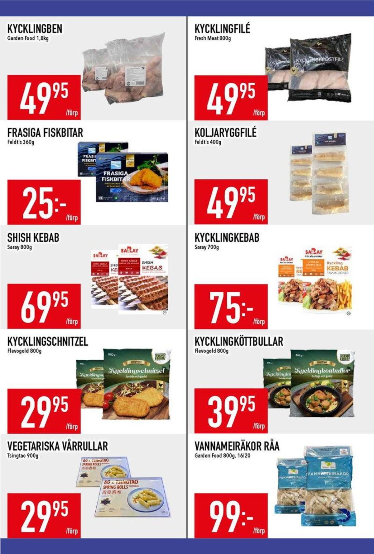 Se MatDax reklamblad för vecka 11 på Kampanjveckan.se. Se bra erbjudanden på många varor, t.ex. kycklingkebab saray eller kebabkött saray. Läs reklambladet här! Sida 7

