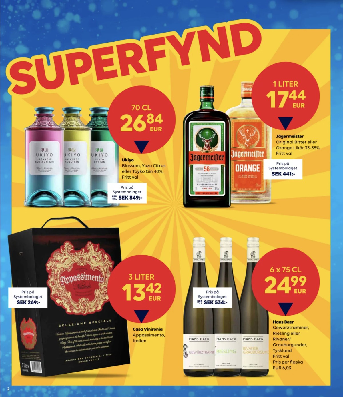 Se Scandlines Border Shop reklamblad för vecka 12 på Kampanjveckan.se. Se bra erbjudanden på många varor. Läs reklambladet här! Sida 2