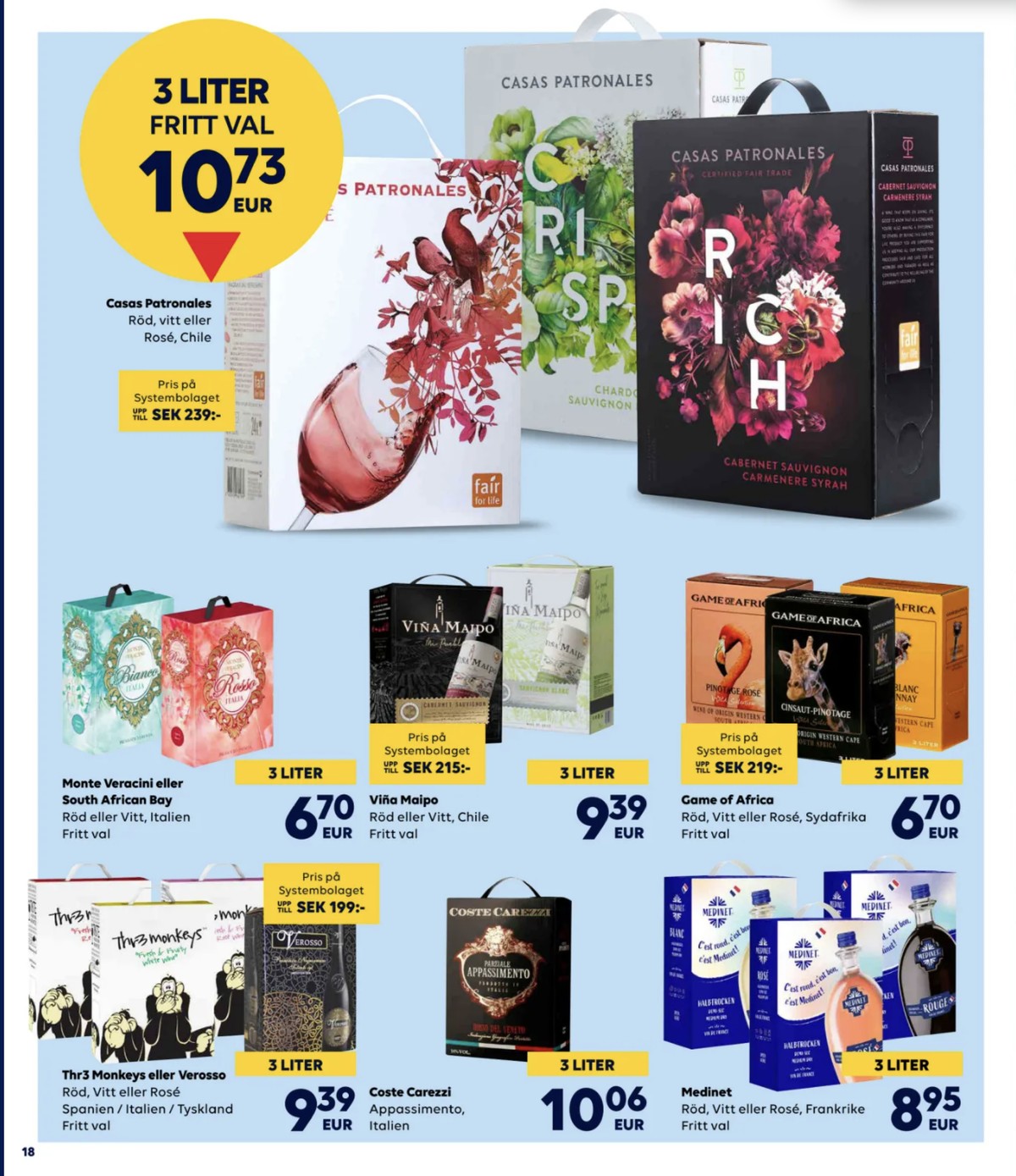 Se Scandlines Border Shop reklamblad för vecka 12 på Kampanjveckan.se. Se bra erbjudanden på många varor. Läs reklambladet här! Sida 18