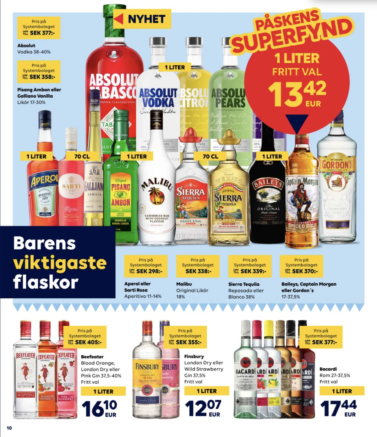 Se Scandlines Border Shop reklamblad för vecka 12 på Kampanjveckan.se. Se bra erbjudanden på många varor. Läs reklambladet här! Sida 10