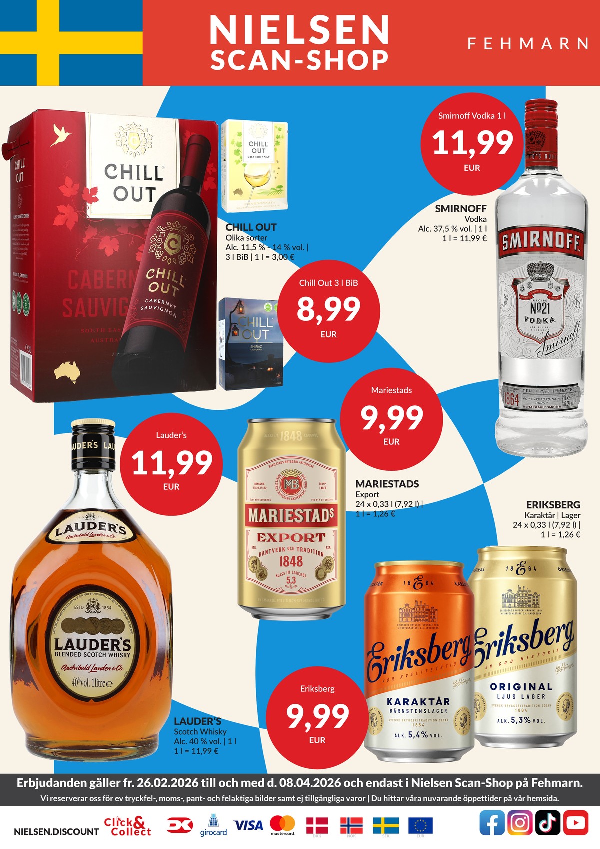 Se Nielsen Discount reklamblad för vecka 12 på Kampanjveckan.se. Se bra erbjudanden på många varor. Läs reklambladet här! Sida 1