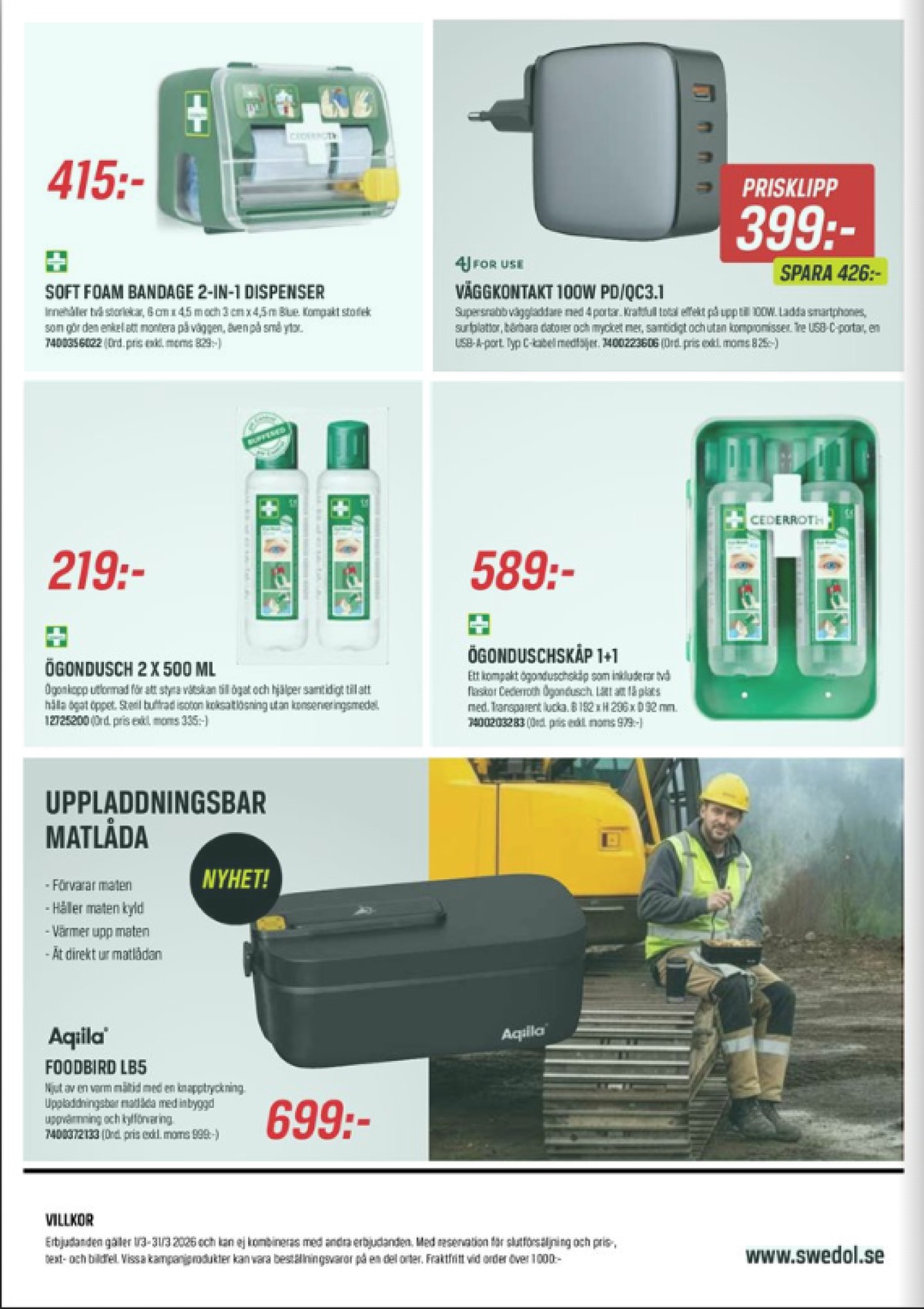 Se Swedol reklamblad för vecka 12 på Kampanjveckan.se. Se bra erbjudanden på många varor. Läs reklambladet här! Sida 8