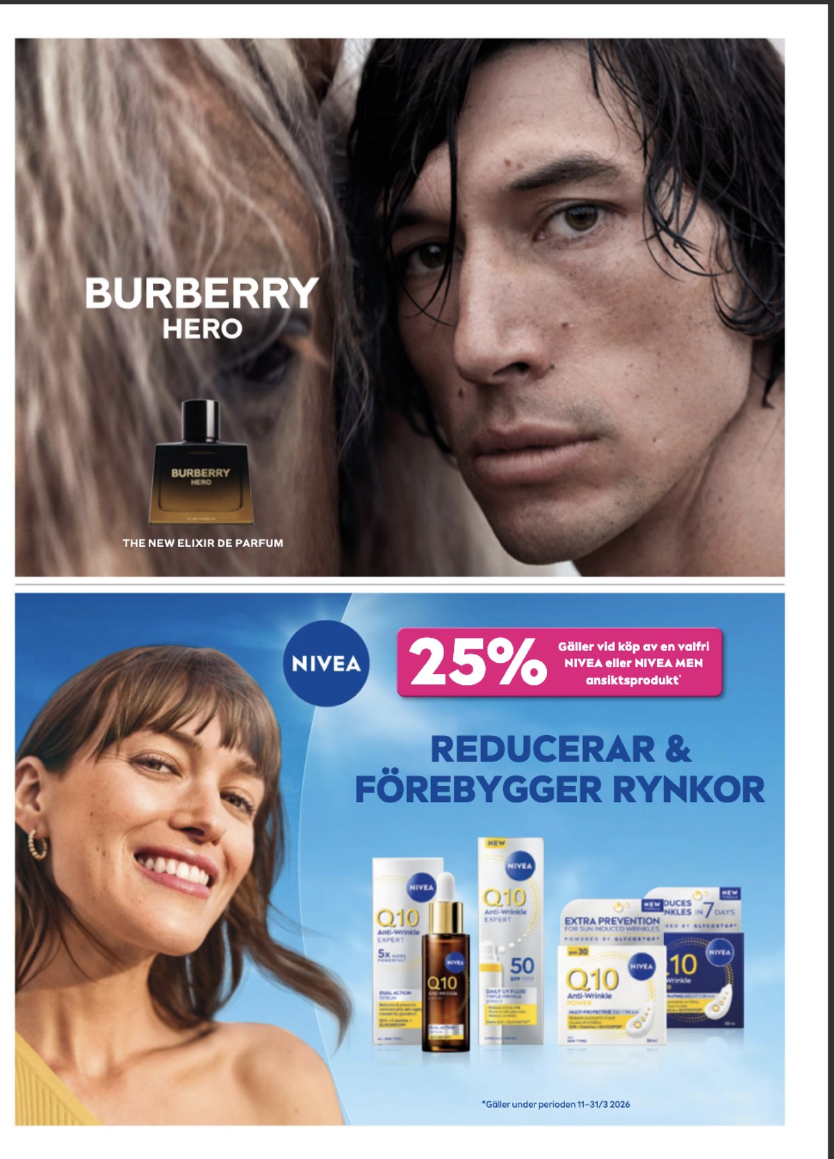 Se Åhlens reklamblad för vecka 12 på Kampanjveckan.se. Se bra erbjudanden på många varor, t.ex. ansiktskräm nivea eller serum nivea. Läs reklambladet här! Sida 15
