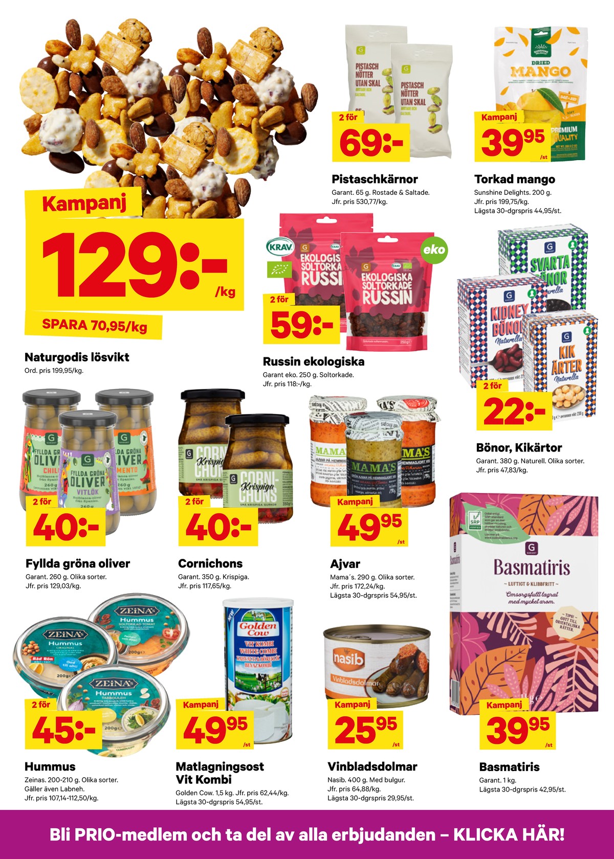 Se City Gross reklamblad för vecka 12 på Kampanjveckan.se. Se bra erbjudanden på många varor, t.ex. hummus zeinas eller kikärter garant. Läs reklambladet här! Sida 8
