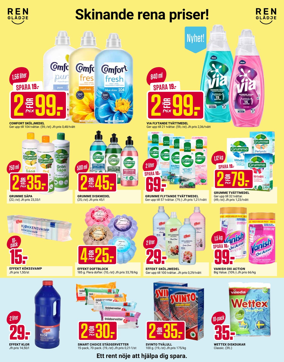 Se ÖoB reklamblad för vecka 12 på Kampanjveckan.se. Se bra erbjudanden på många varor. Läs reklambladet här! Sida 5