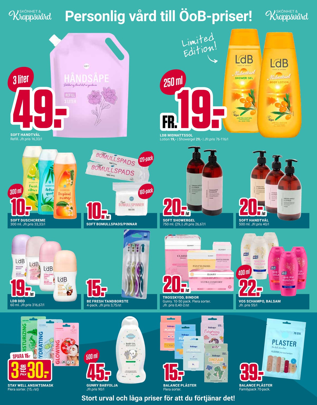 Se ÖoB reklamblad för vecka 12 på Kampanjveckan.se. Se bra erbjudanden på många varor. Läs reklambladet här! Sida 9