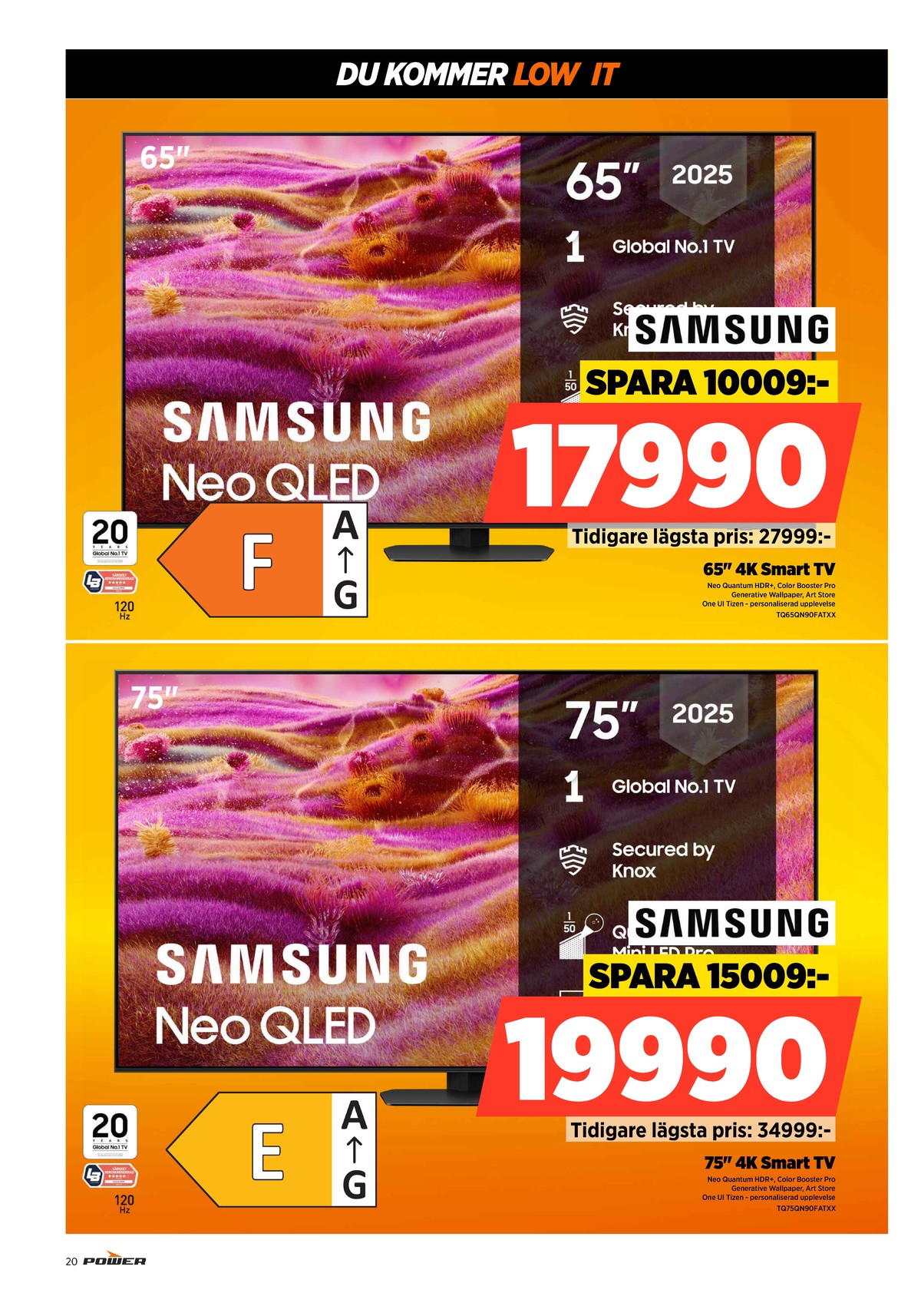 Se Power reklamblad för vecka 12 på Kampanjveckan.se. Se bra erbjudanden på många varor. Läs reklambladet här! Sida 20