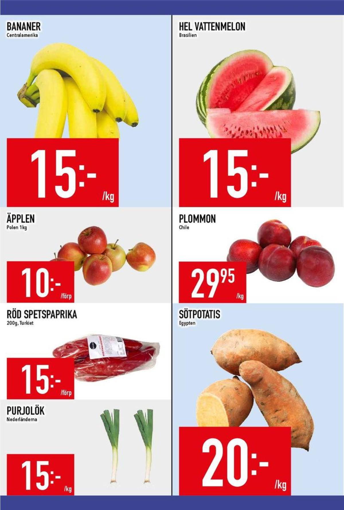 Se MatDax reklamblad för vecka 12 på Kampanjveckan.se. Se bra erbjudanden på många varor, t.ex. bananer okänd eller Äpplen okänd. Läs reklambladet här! Sida 12
