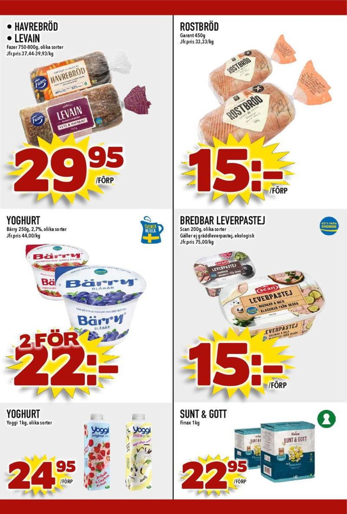 Se MatDax reklamblad för vecka 12 på Kampanjveckan.se. Se bra erbjudanden på många varor, t.ex. bröd havrebröd eller matbröd levain. Läs reklambladet här! Sida 18
