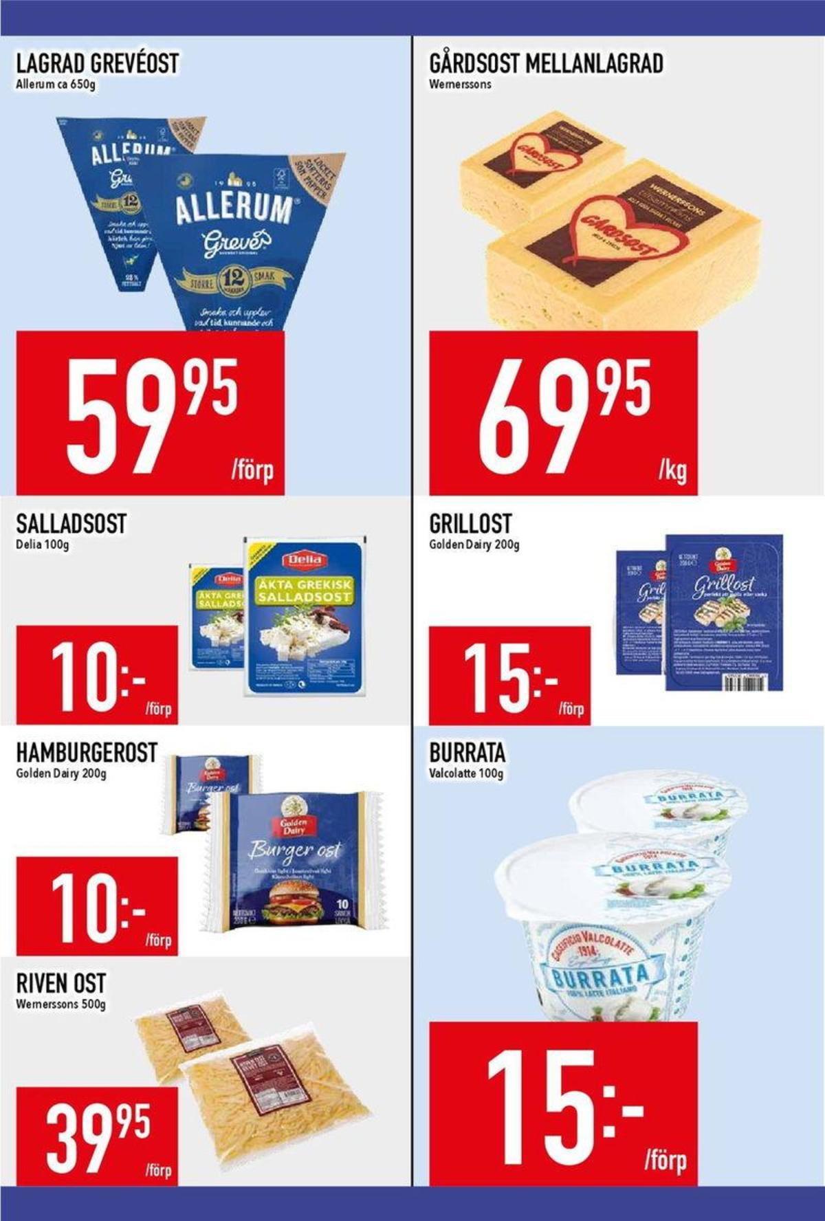 Se MatDax reklamblad för vecka 12 på Kampanjveckan.se. Se bra erbjudanden på många varor, t.ex. grevé allerum eller salladsost delia. Läs reklambladet här! Sida 8
