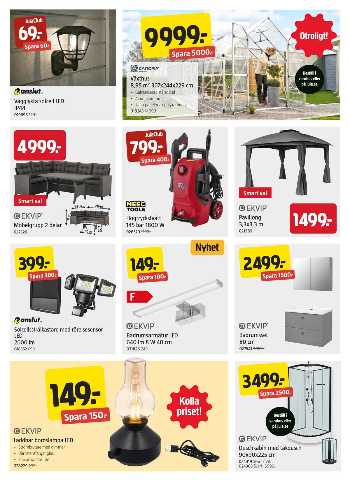 Se Jula reklamblad för vecka 12 på Kampanjveckan.se. Se bra erbjudanden på många varor. Läs reklambladet här! Sida 7