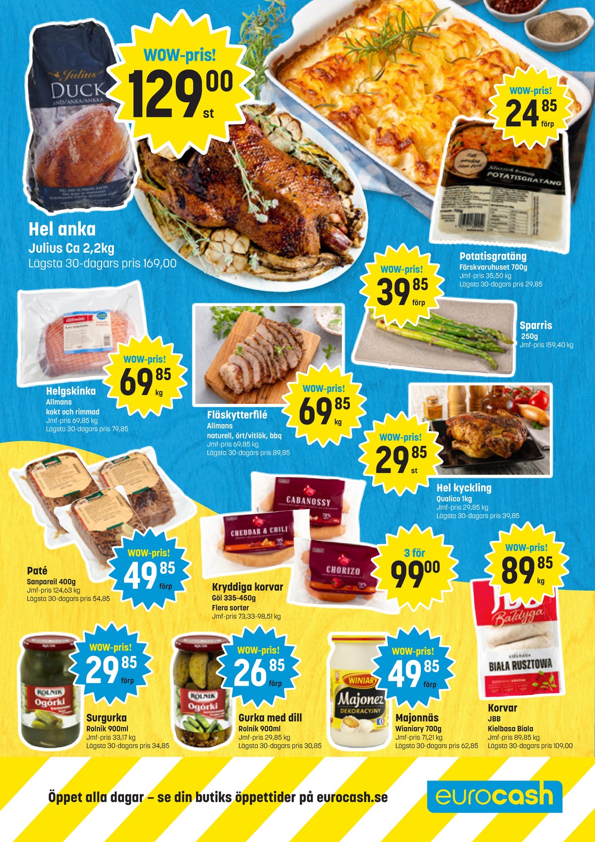 Se Eurocash reklamblad för vecka 13 på Kampanjveckan.se. Se bra erbjudanden på många varor. Läs reklambladet här! Sida 2