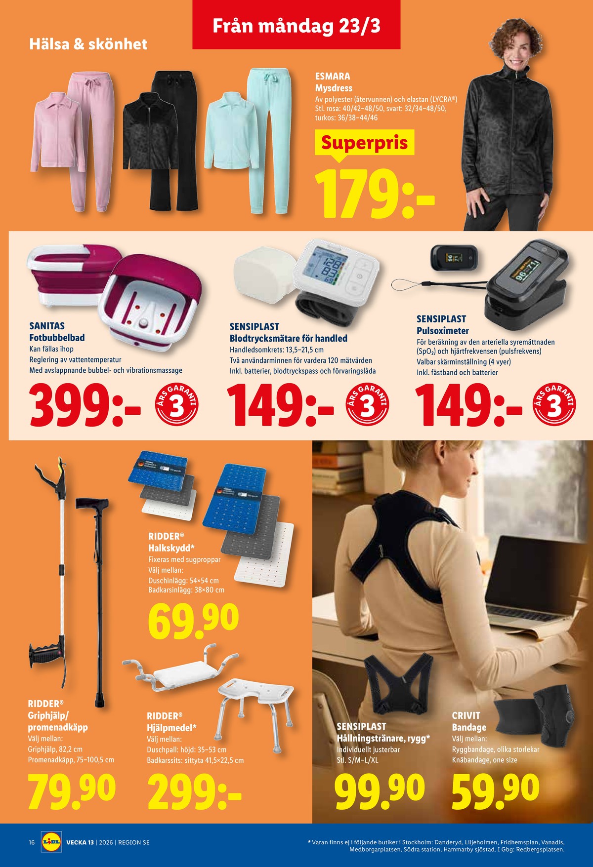 Se Lidl reklamblad för vecka 13 på Kampanjveckan.se. Se bra erbjudanden på många varor, t.ex. antihalkmattor ridder eller andra varor. Läs reklambladet här! Sida 18