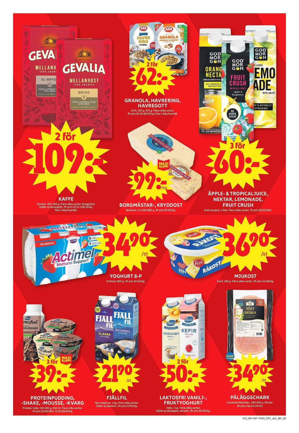 Se ICA Maxi reklamblad för vecka 13 på Kampanjveckan.se. Se bra erbjudanden på många varor, t.ex. kaffe malet mellanrost brygg eller granola axa. Läs reklambladet här! Sida 4
