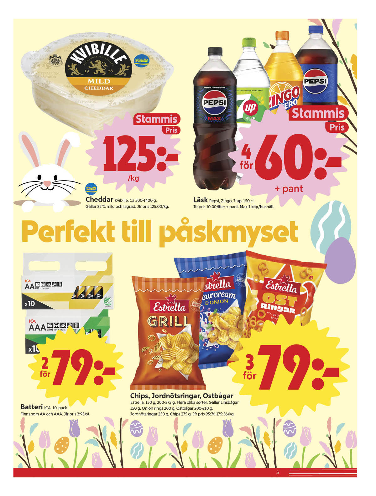 Se ICA Nära reklamblad för vecka 13 på Kampanjveckan.se. Se bra erbjudanden på många varor, t.ex. cheddar kvibille eller läskedryck 7-up. Läs reklambladet här! Sida 5
