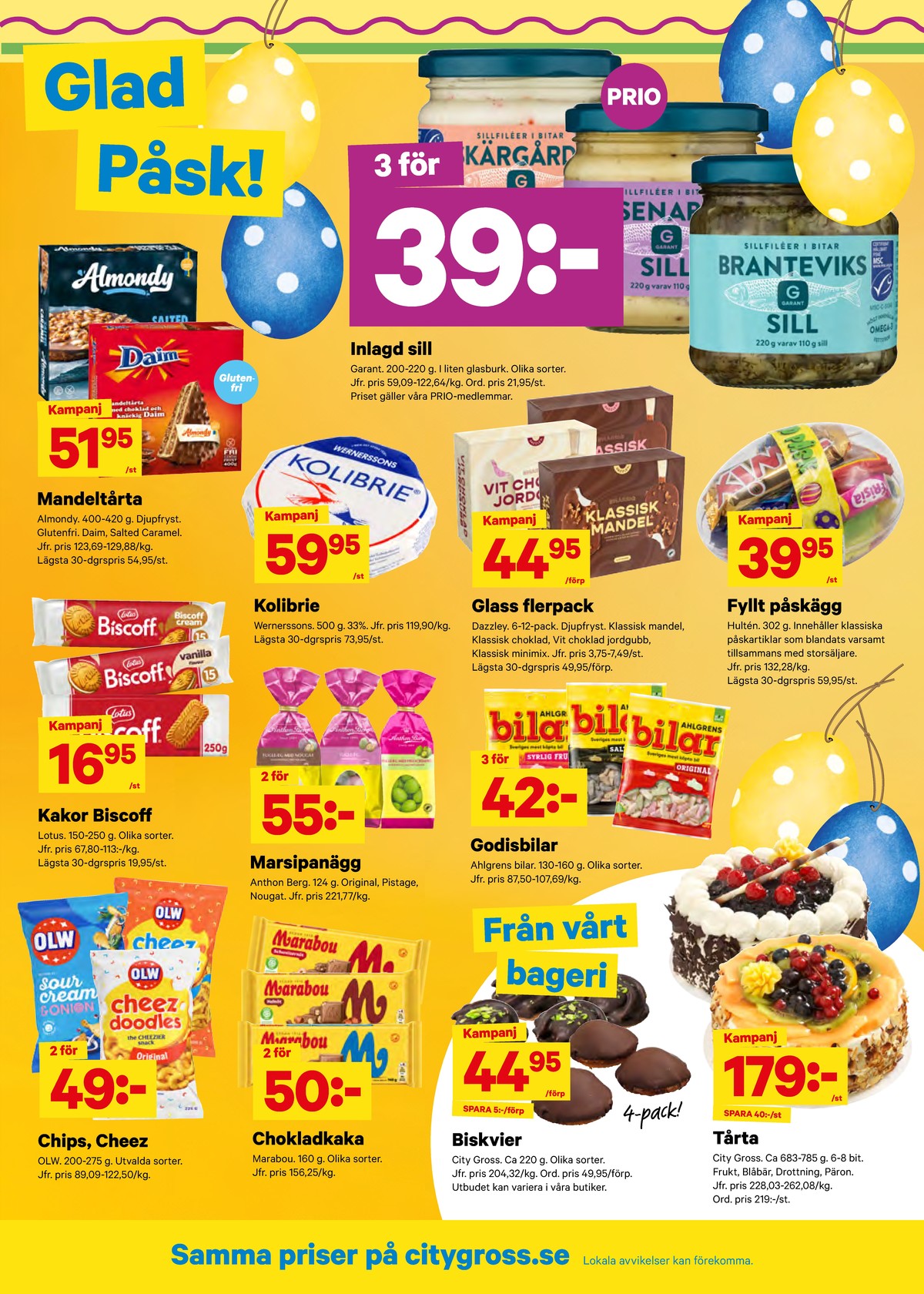 Se City Gross reklamblad för vecka 13 på Kampanjveckan.se. Se bra erbjudanden på många varor. Läs reklambladet här! Sida 7