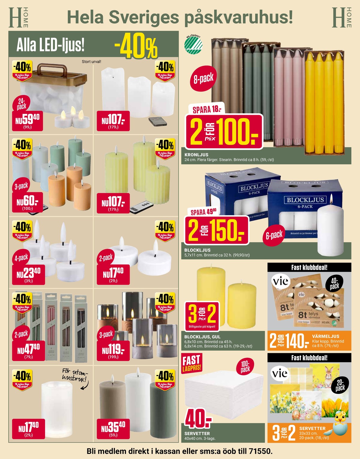 Se ÖoB reklamblad för vecka 13 på Kampanjveckan.se. Se bra erbjudanden på många varor. Läs reklambladet här! Sida 4