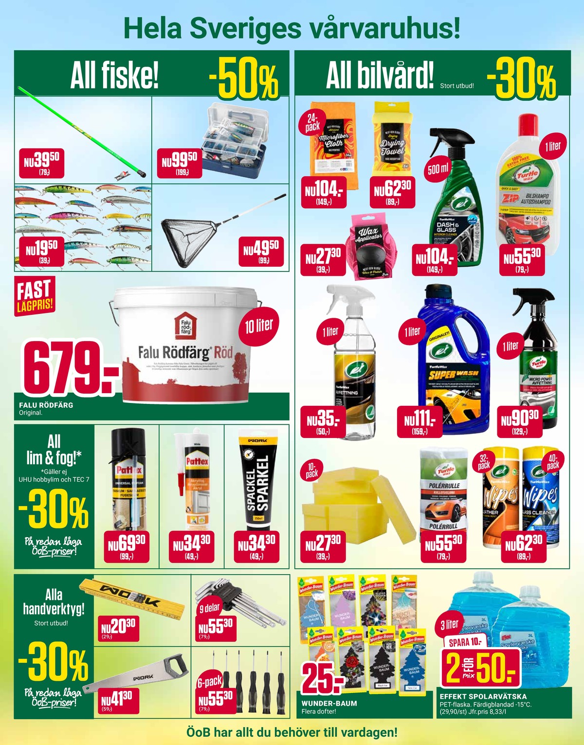 Se ÖoB reklamblad för vecka 13 på Kampanjveckan.se. Se bra erbjudanden på många varor. Läs reklambladet här! Sida 9