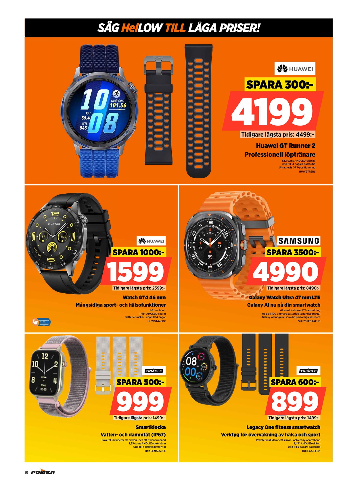 Se Power reklamblad för vecka 13 på Kampanjveckan.se. Se bra erbjudanden på många varor. Läs reklambladet här! Sida 18