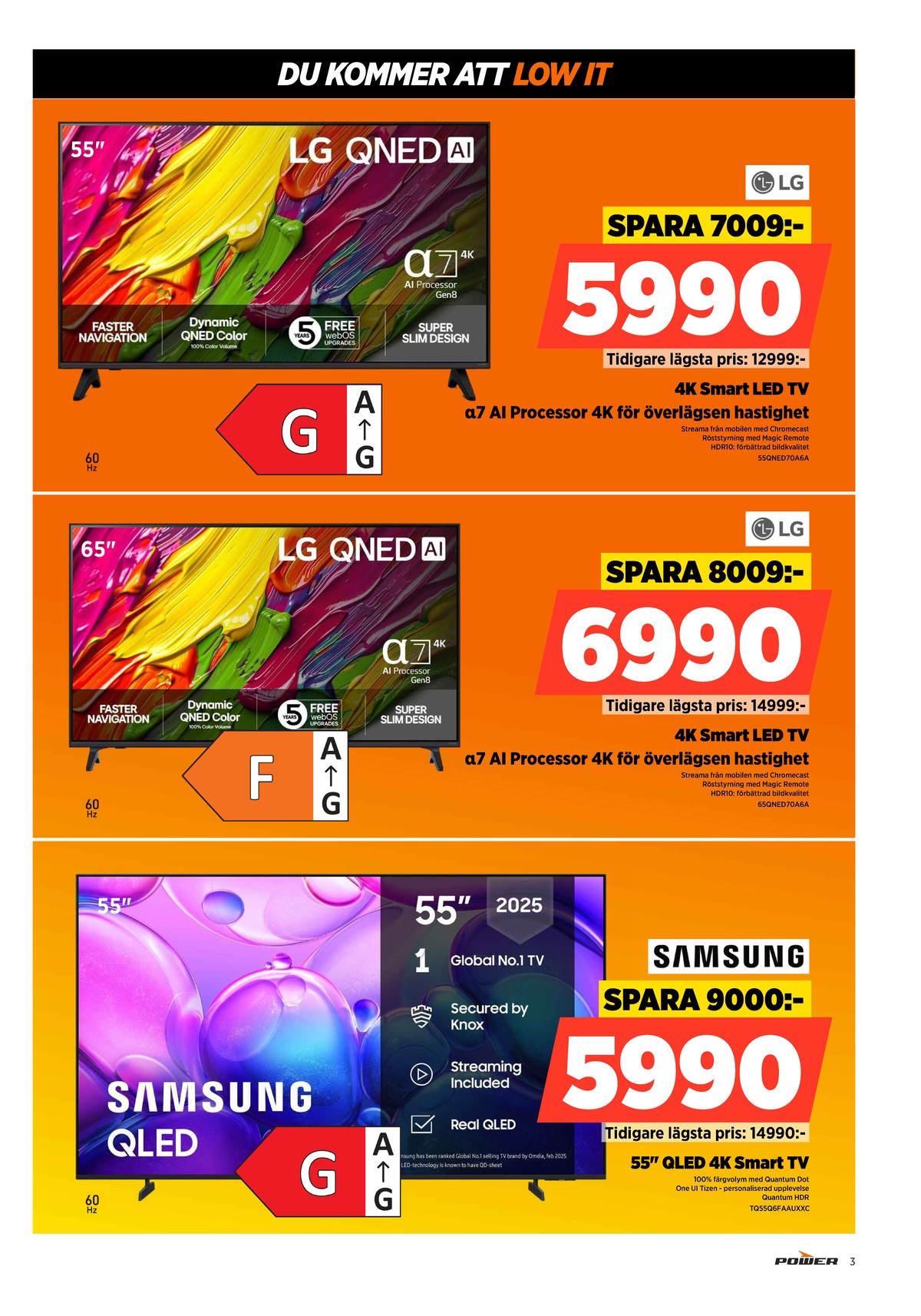 Se Power reklamblad för vecka 13 på Kampanjveckan.se. Se bra erbjudanden på många varor. Läs reklambladet här! Sida 3