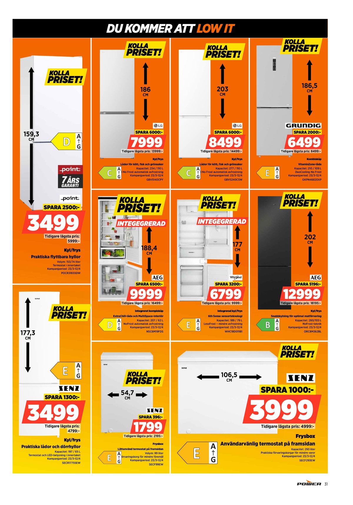 Se Power reklamblad för vecka 13 på Kampanjveckan.se. Se bra erbjudanden på många varor. Läs reklambladet här! Sida 31