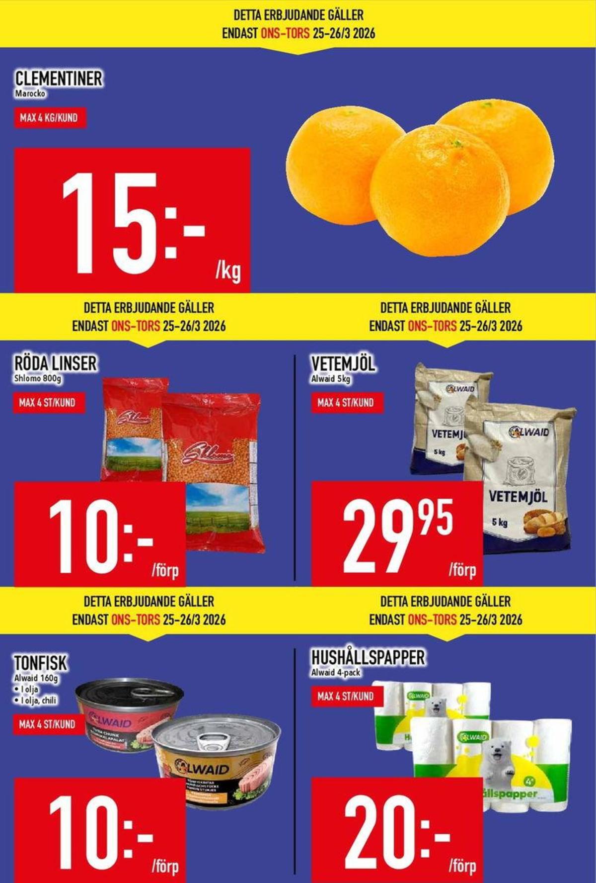 Se MatDax reklamblad för vecka 13 på Kampanjveckan.se. Se bra erbjudanden på många varor. Läs reklambladet här! Sida 3