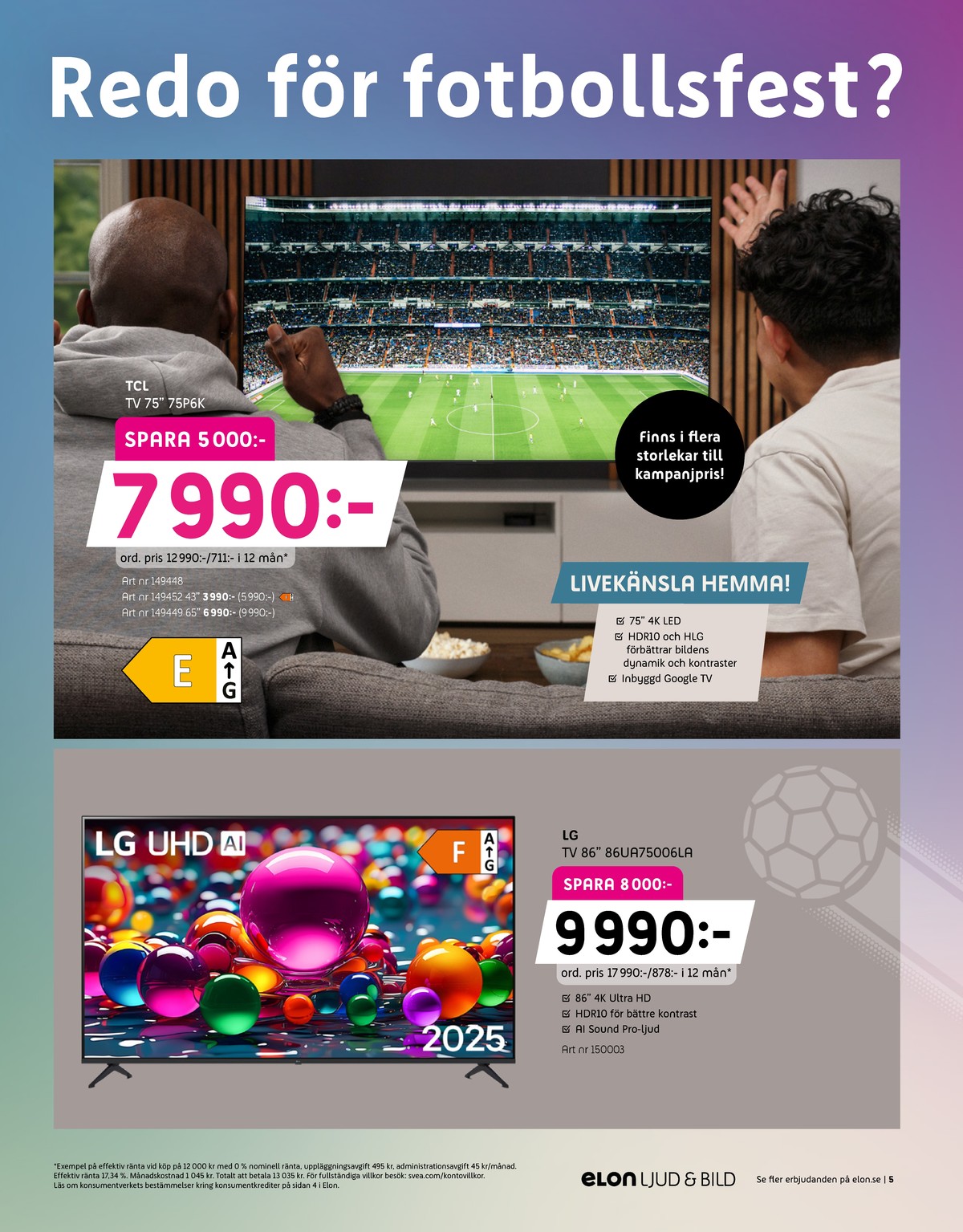 Se Elon reklamblad för vecka 14 på Kampanjveckan.se. Se bra erbjudanden på många varor. Läs reklambladet här! Sida 18