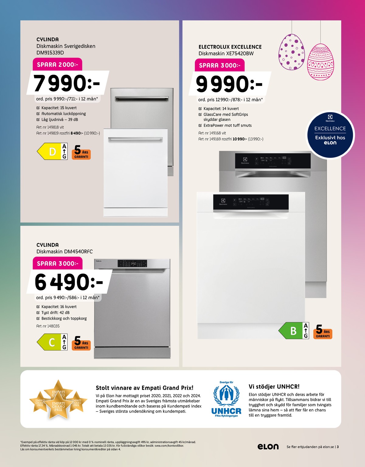 Se Elon reklamblad för vecka 14 på Kampanjveckan.se. Se bra erbjudanden på många varor. Läs reklambladet här! Sida 3