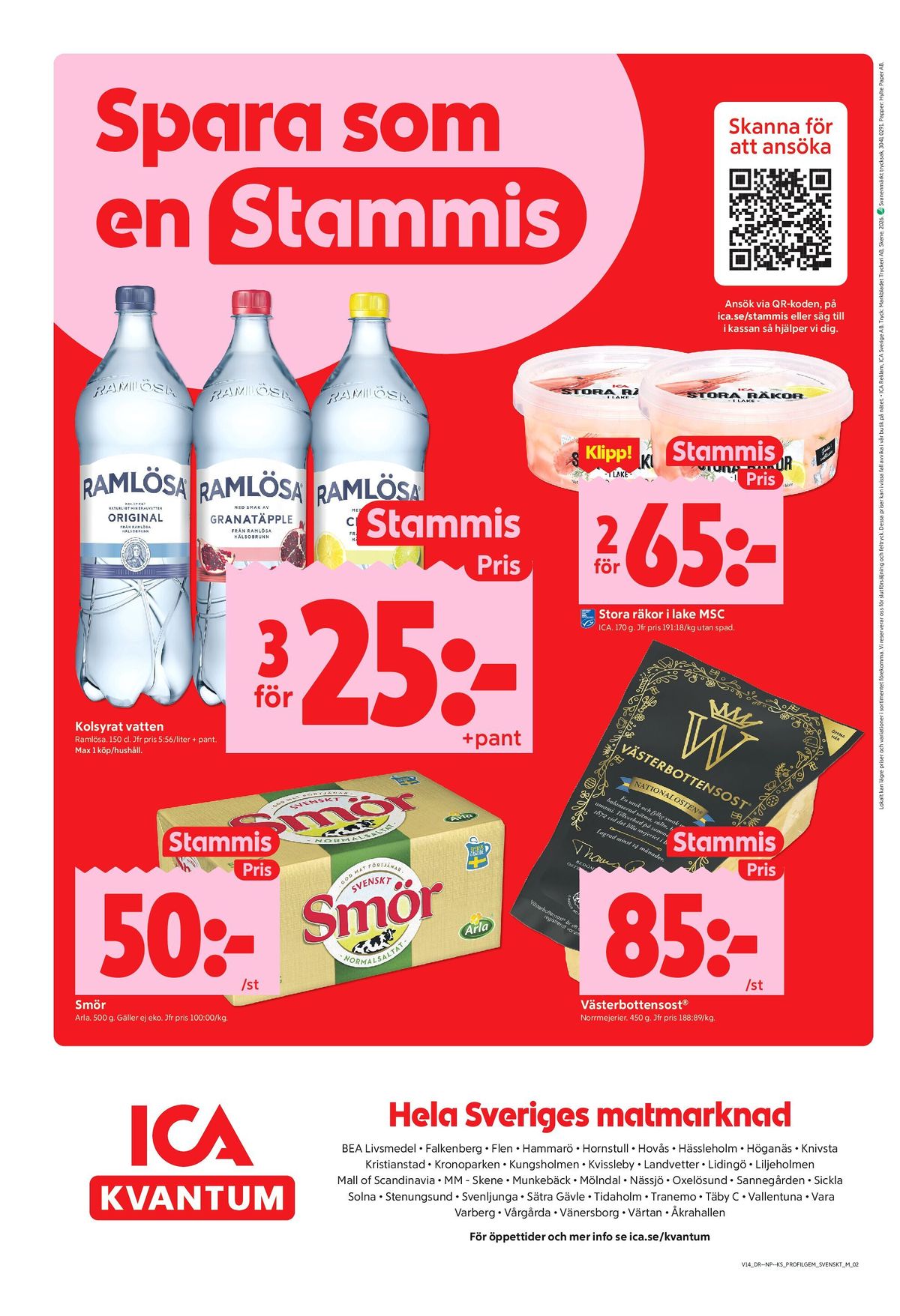 Se ICA Kvantum reklamblad för vecka 14 på Kampanjveckan.se. Se bra erbjudanden på många varor, t.ex. citrus mineralvatten citrus eller granatäpple mineralvatten granatäpple. Läs reklambladet här! Sida 10
