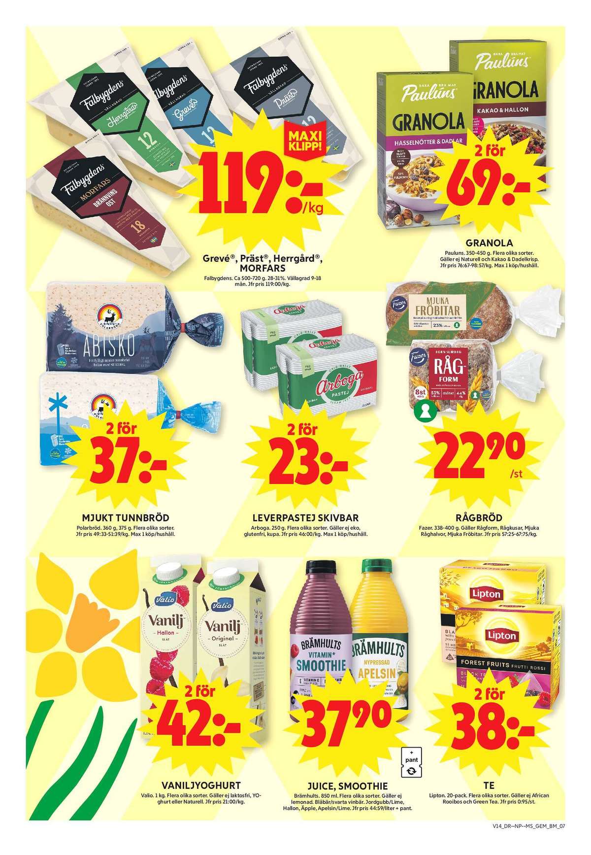 Se ICA Maxi reklamblad för vecka 14 på Kampanjveckan.se. Se bra erbjudanden på många varor, t.ex. granola paulùns eller grevé falbygdens. Läs reklambladet här! Sida 9
