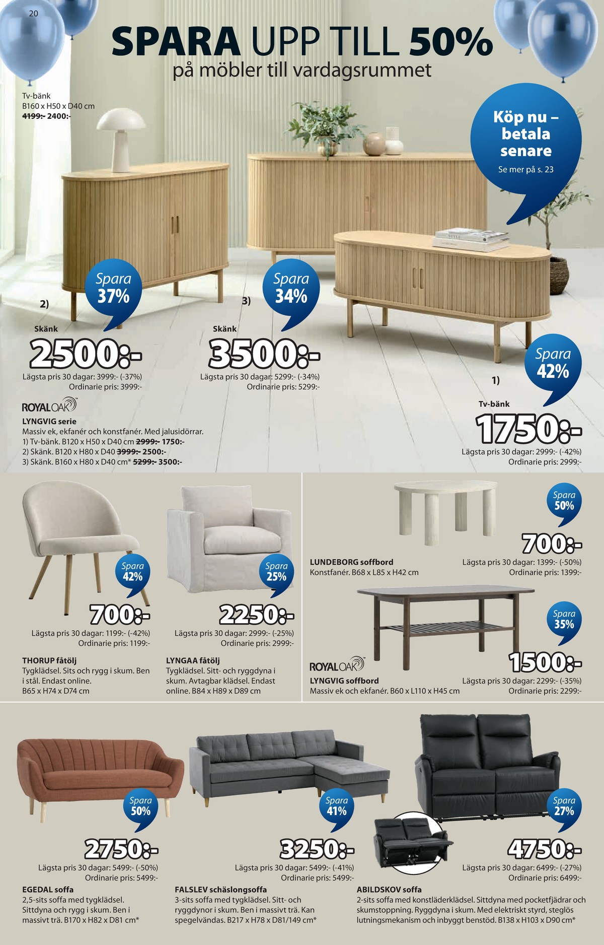 Se Jysk reklamblad för vecka 14 på Kampanjveckan.se. Se bra erbjudanden på många varor. Läs reklambladet här! Sida 21