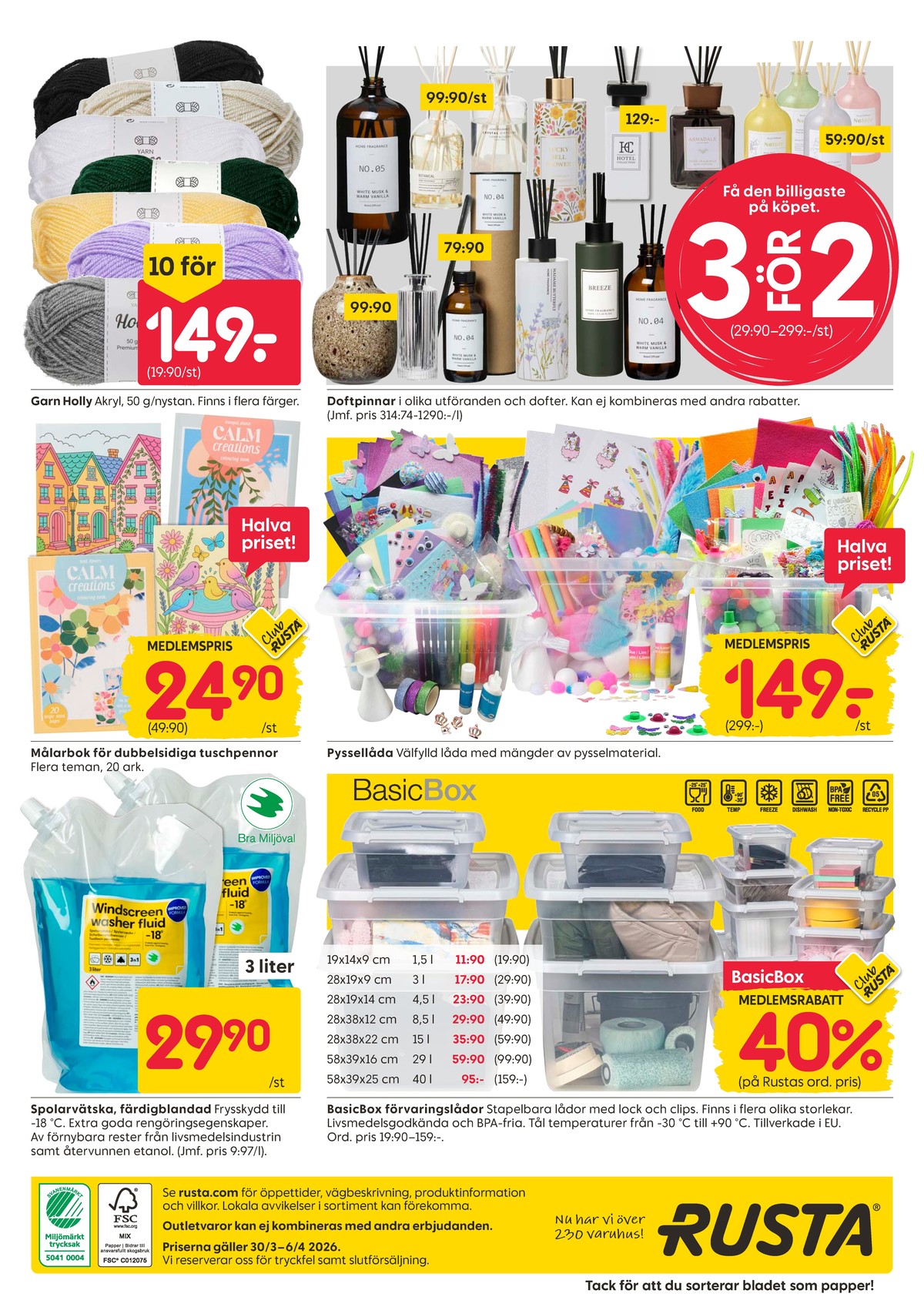 Se Rusta reklamblad för vecka 14 på Kampanjveckan.se. Se bra erbjudanden på många varor. Läs reklambladet här! Sida 16