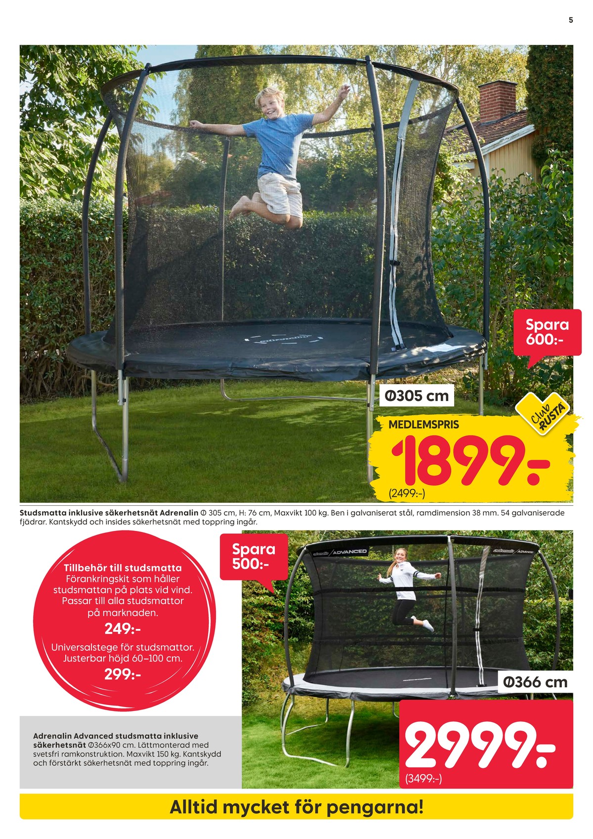 Se Rusta reklamblad för vecka 14 på Kampanjveckan.se. Se bra erbjudanden på många varor. Läs reklambladet här! Sida 5