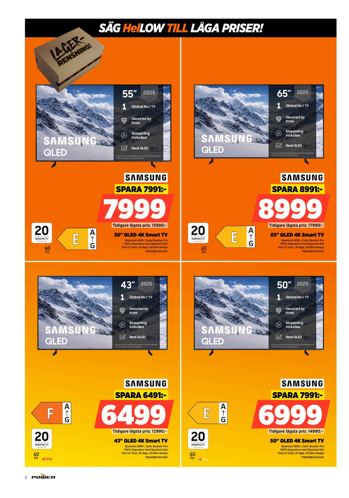 Se Power reklamblad för vecka 14 på Kampanjveckan.se. Se bra erbjudanden på många varor. Läs reklambladet här! Sida 2