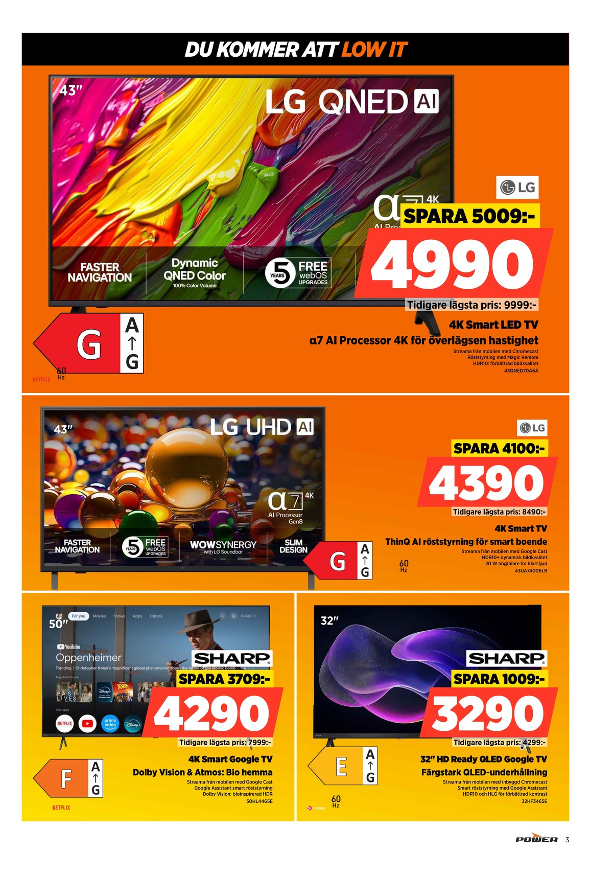 Se Power reklamblad för vecka 14 på Kampanjveckan.se. Se bra erbjudanden på många varor. Läs reklambladet här! Sida 3