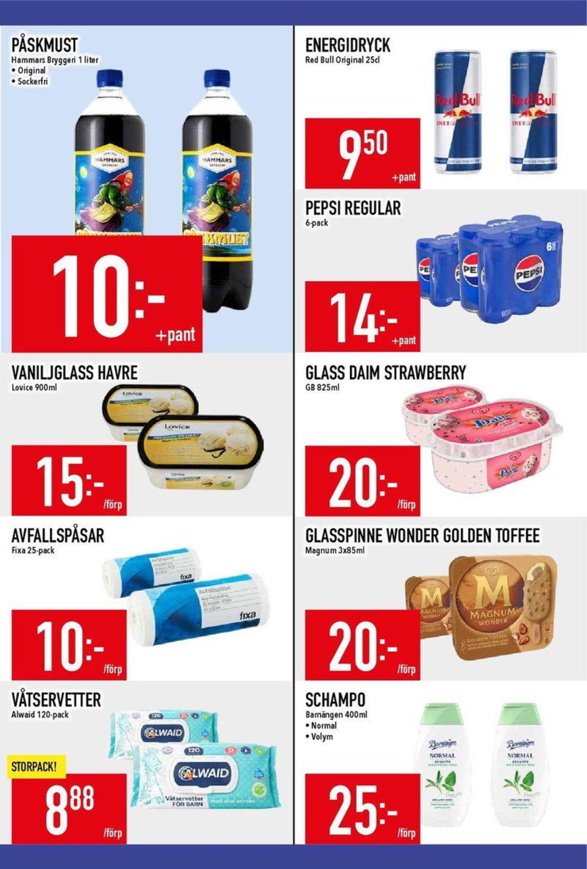 Se MatDax reklamblad för vecka 14 på Kampanjveckan.se. Se bra erbjudanden på många varor. Läs reklambladet här! Sida 15