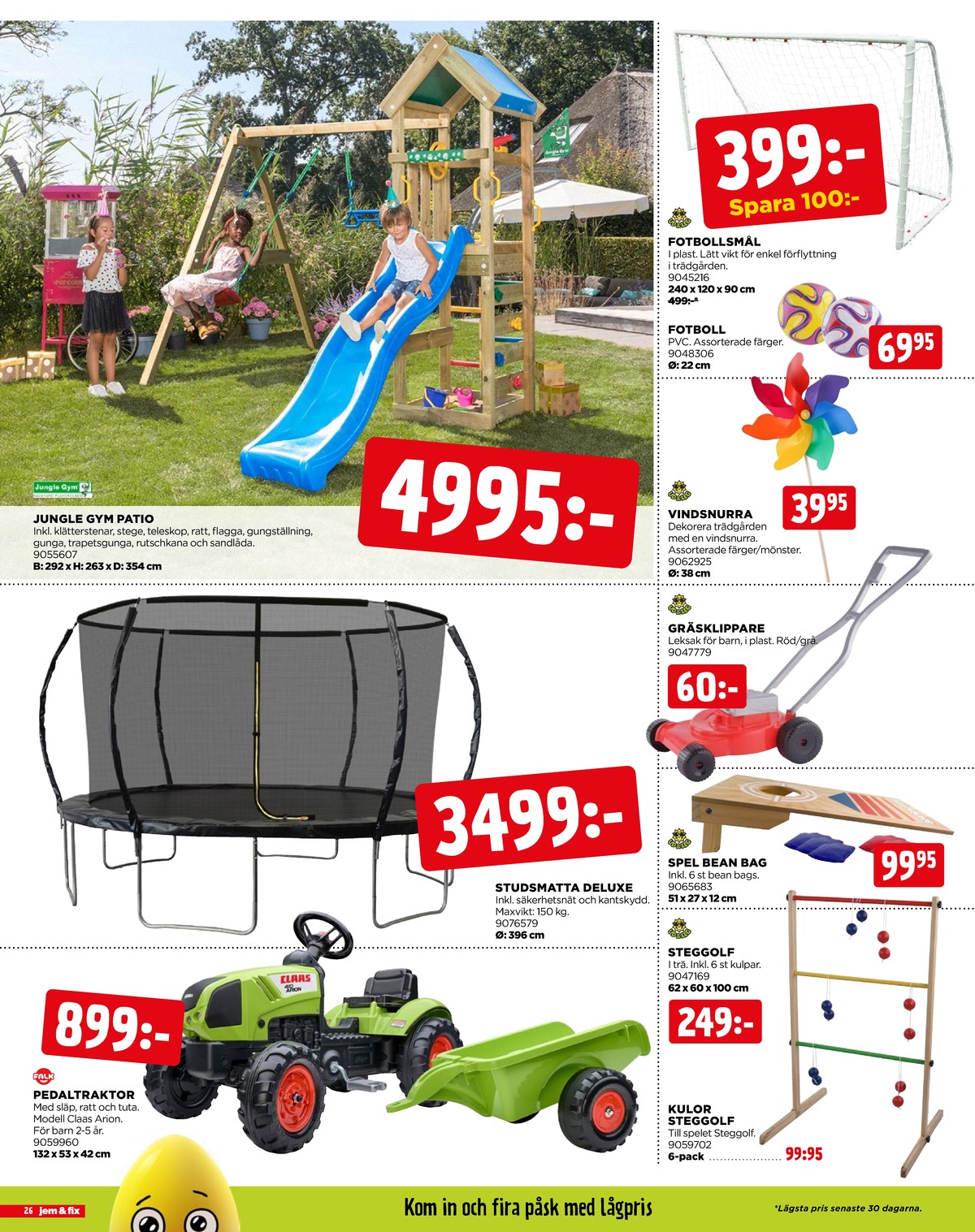Se Jem & Fix reklamblad för vecka 14 på Kampanjveckan.se. Se bra erbjudanden på många varor. Läs reklambladet här! Sida 26