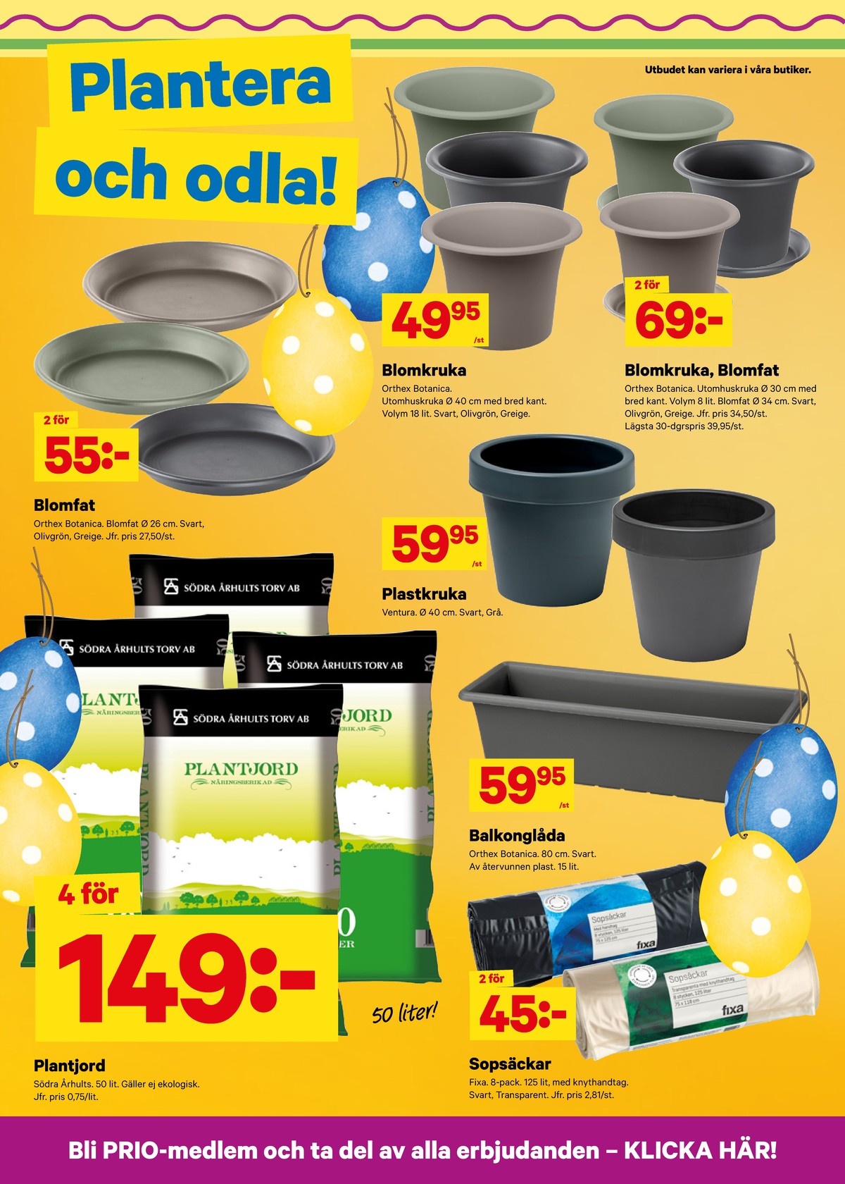 Se City Gross reklamblad för vecka 14 på Kampanjveckan.se. Se bra erbjudanden på många varor, t.ex. krukfat orthex eller andra varor. Läs reklambladet här! Sida 12