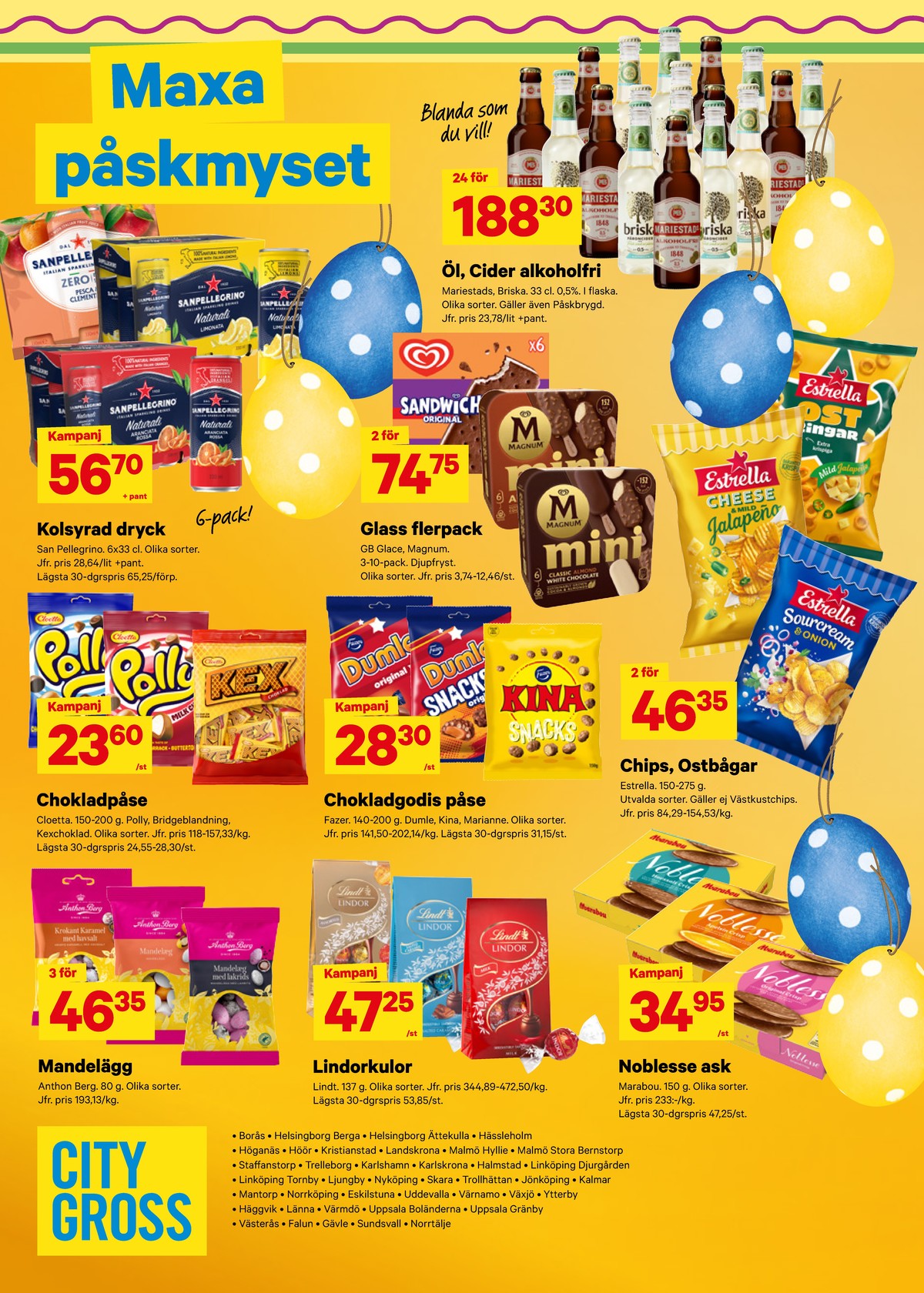 Se City Gross reklamblad för vecka 14 på Kampanjveckan.se. Se bra erbjudanden på många varor. Läs reklambladet här! Sida 16