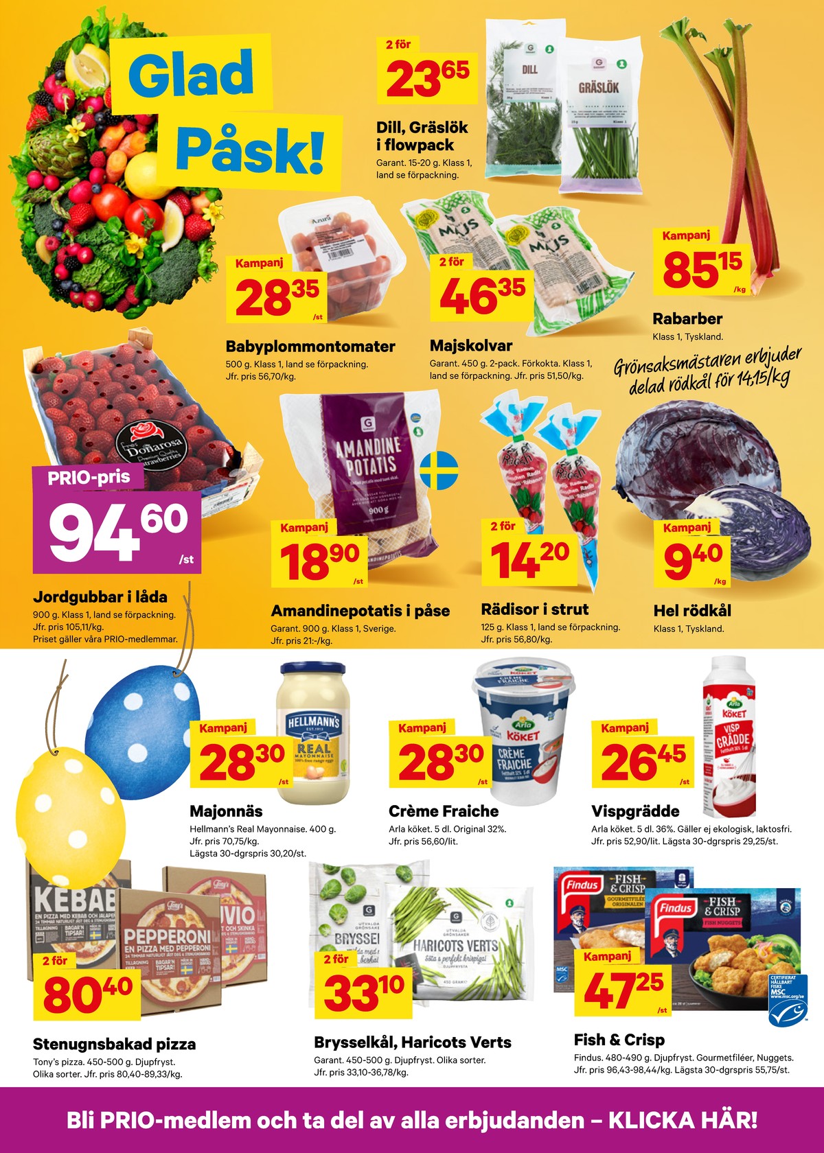 Se City Gross reklamblad för vecka 14 på Kampanjveckan.se. Se bra erbjudanden på många varor, t.ex. plommontomater nature choise eller crème fraiche arla köket. Läs reklambladet här! Sida 5
