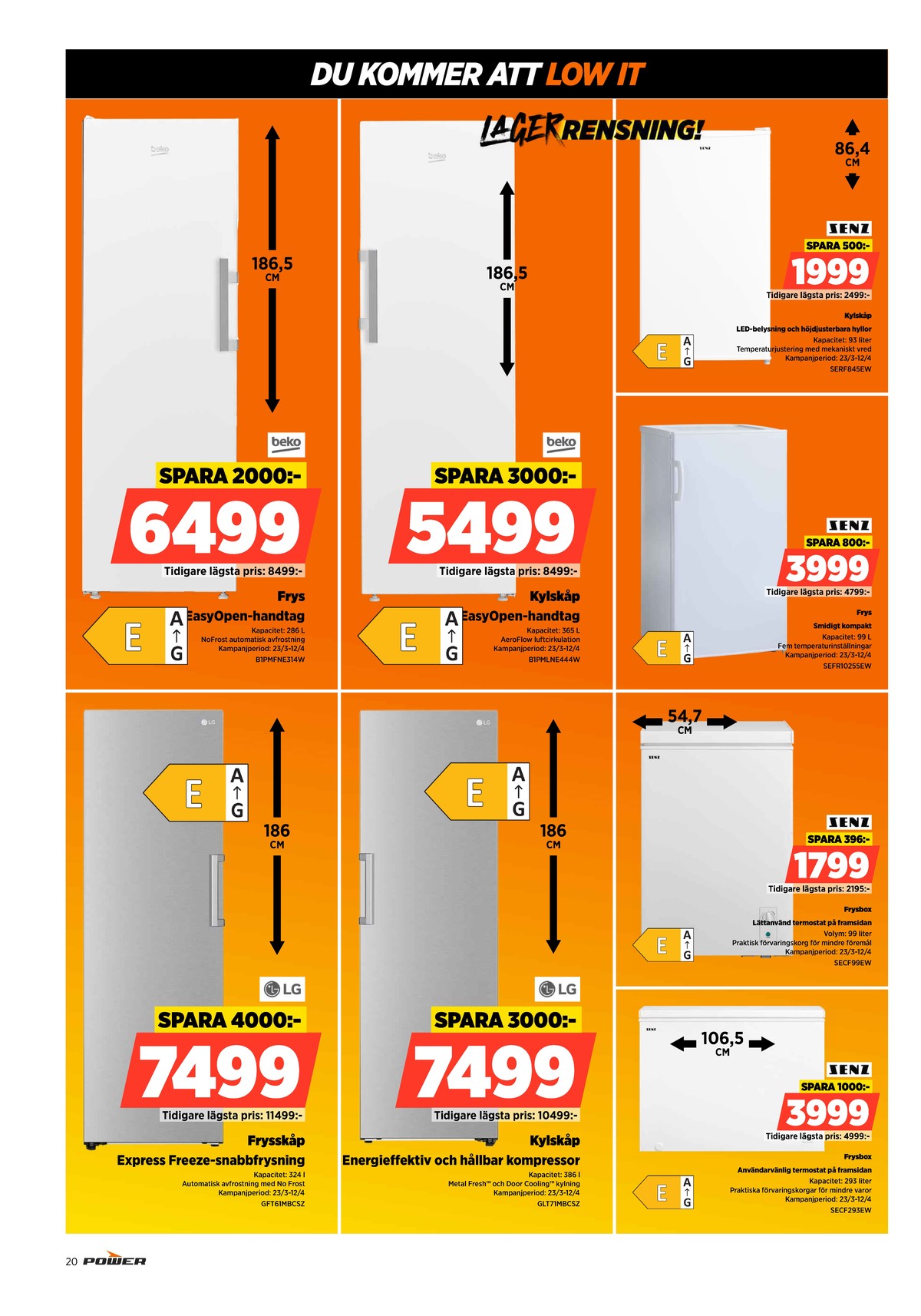 Se Power reklamblad för vecka 15 på Kampanjveckan.se. Se bra erbjudanden på många varor. Läs reklambladet här! Sida 20