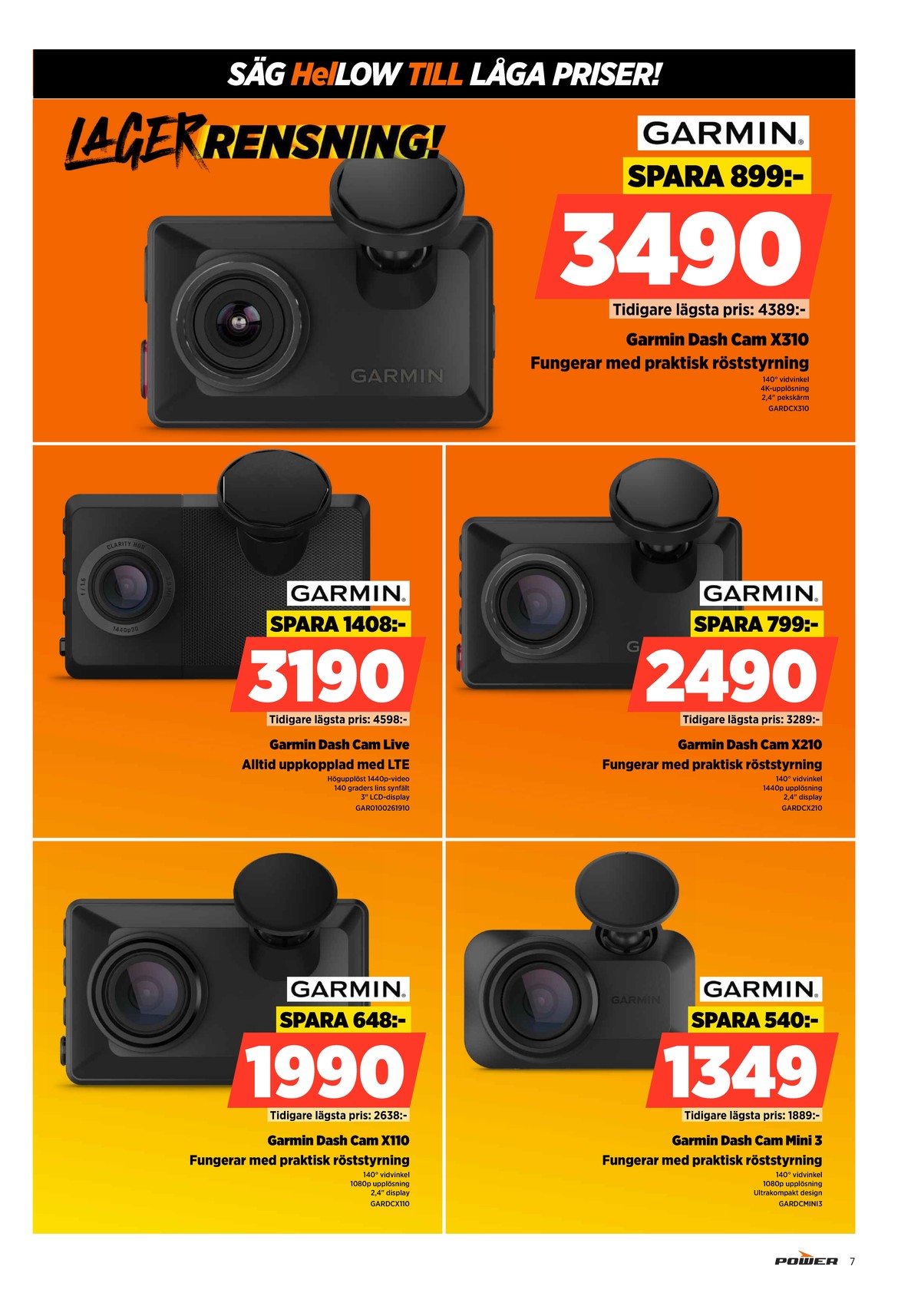 Se Power reklamblad för vecka 15 på Kampanjveckan.se. Se bra erbjudanden på många varor. Läs reklambladet här! Sida 7