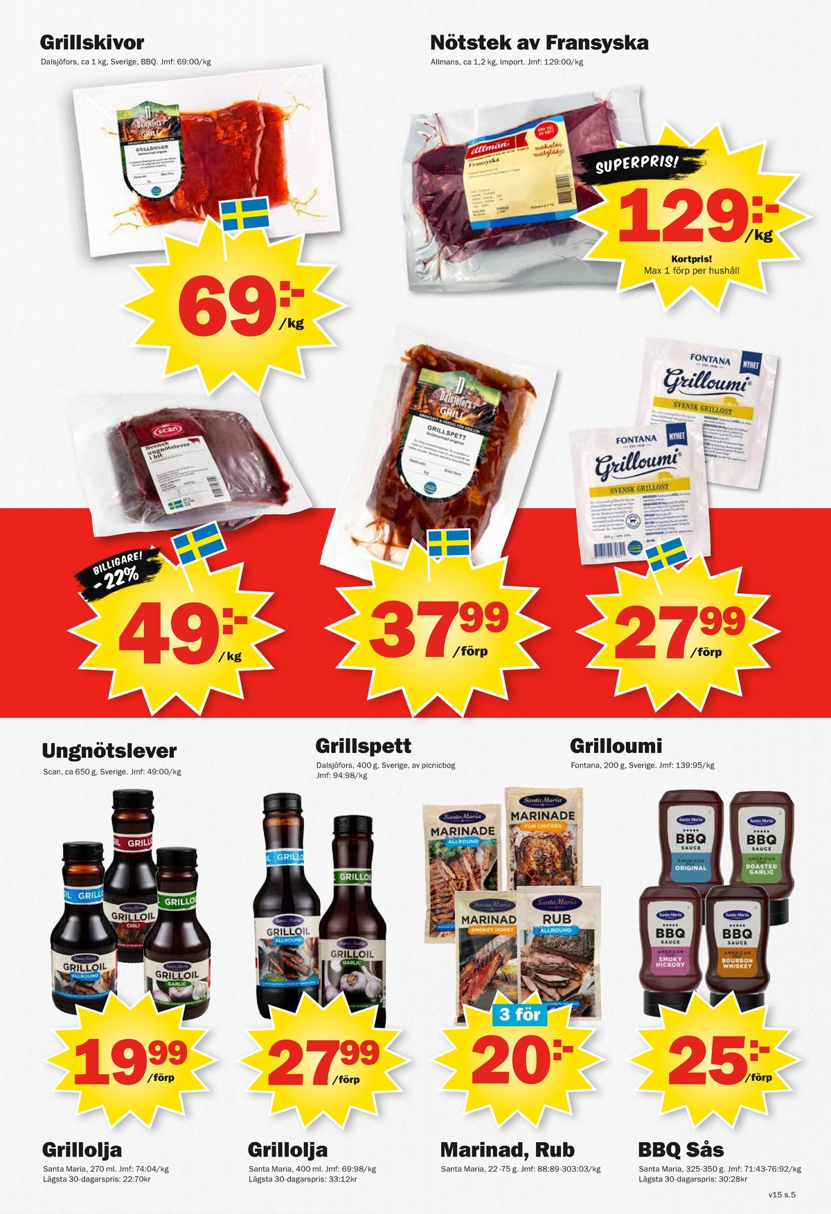 Se Pekås reklamblad för vecka 15 på Kampanjveckan.se. Se bra erbjudanden på många varor. Läs reklambladet här! Sida 5