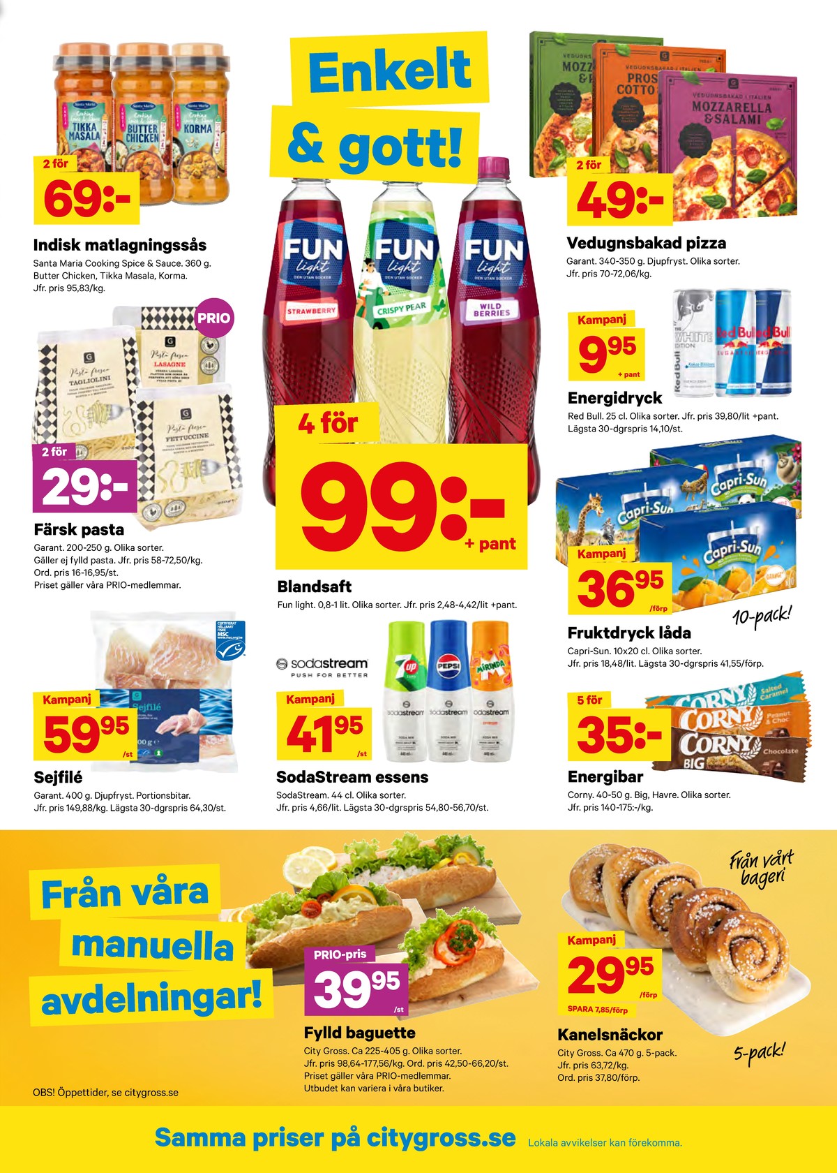 Se City Gross reklamblad för vecka 15 på Kampanjveckan.se. Se bra erbjudanden på många varor. Läs reklambladet här! Sida 7